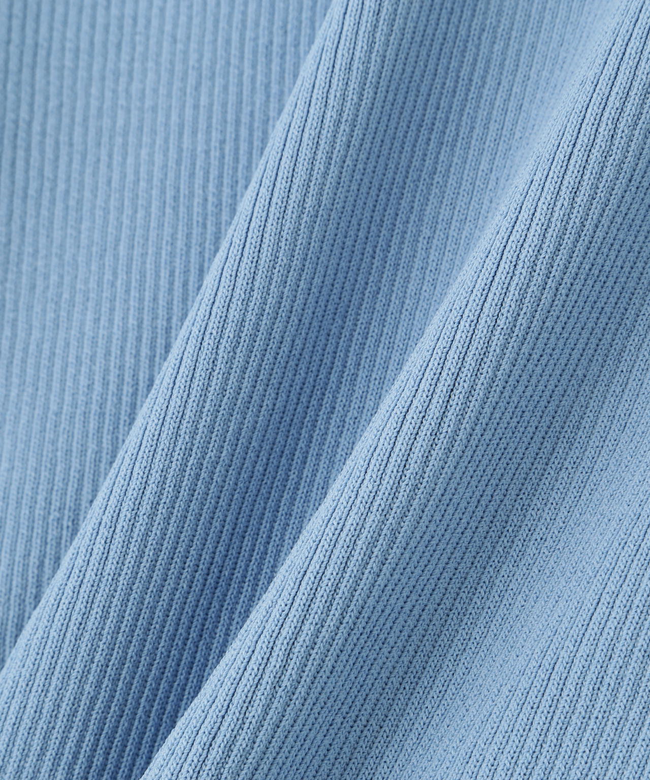 メタルボタンシアーラインニット