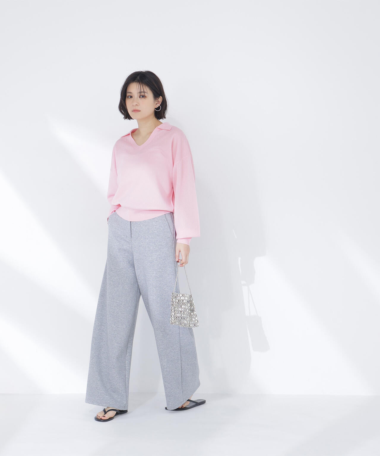 スキッパーフォルムニット