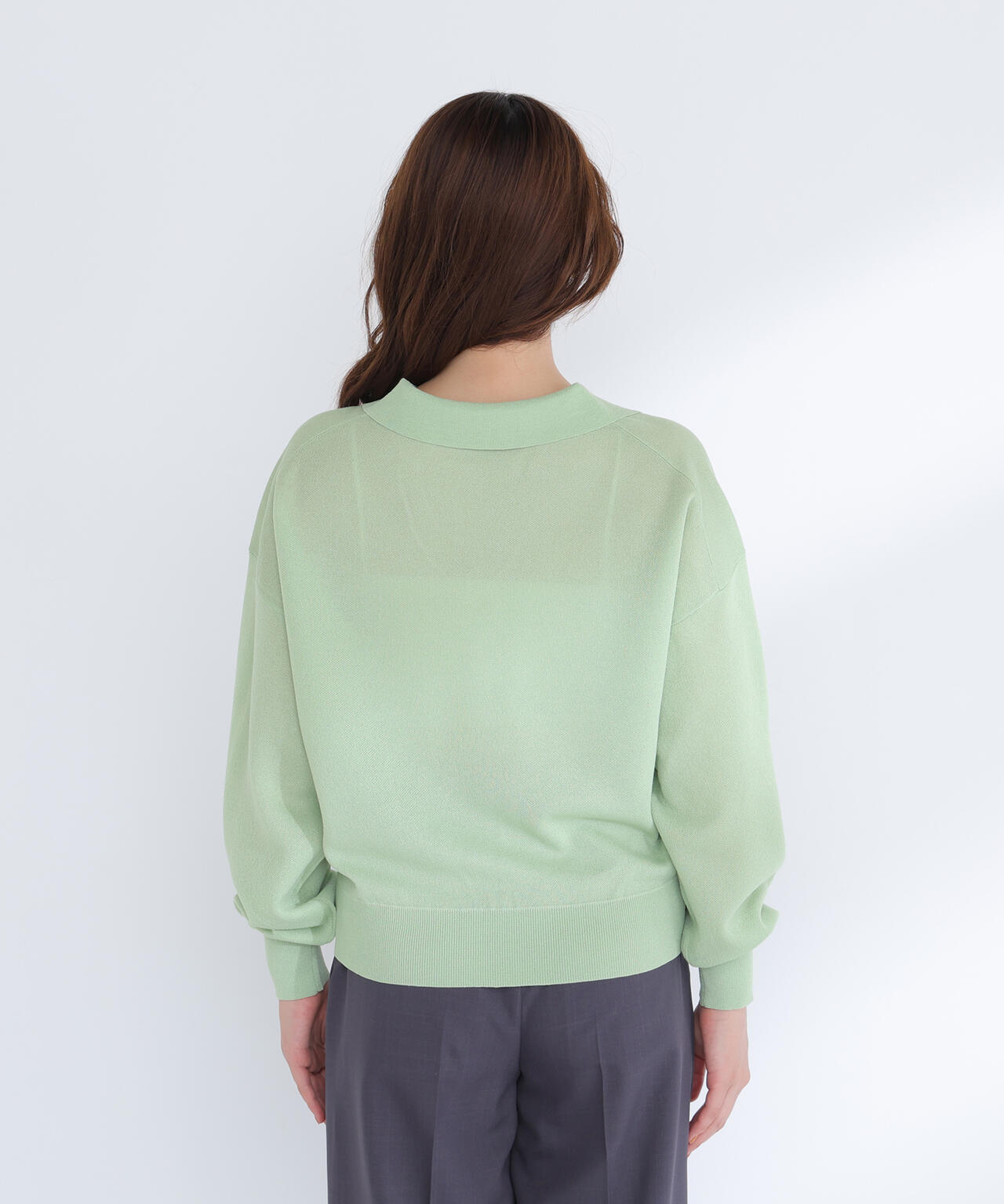 スキッパーフォルムニット