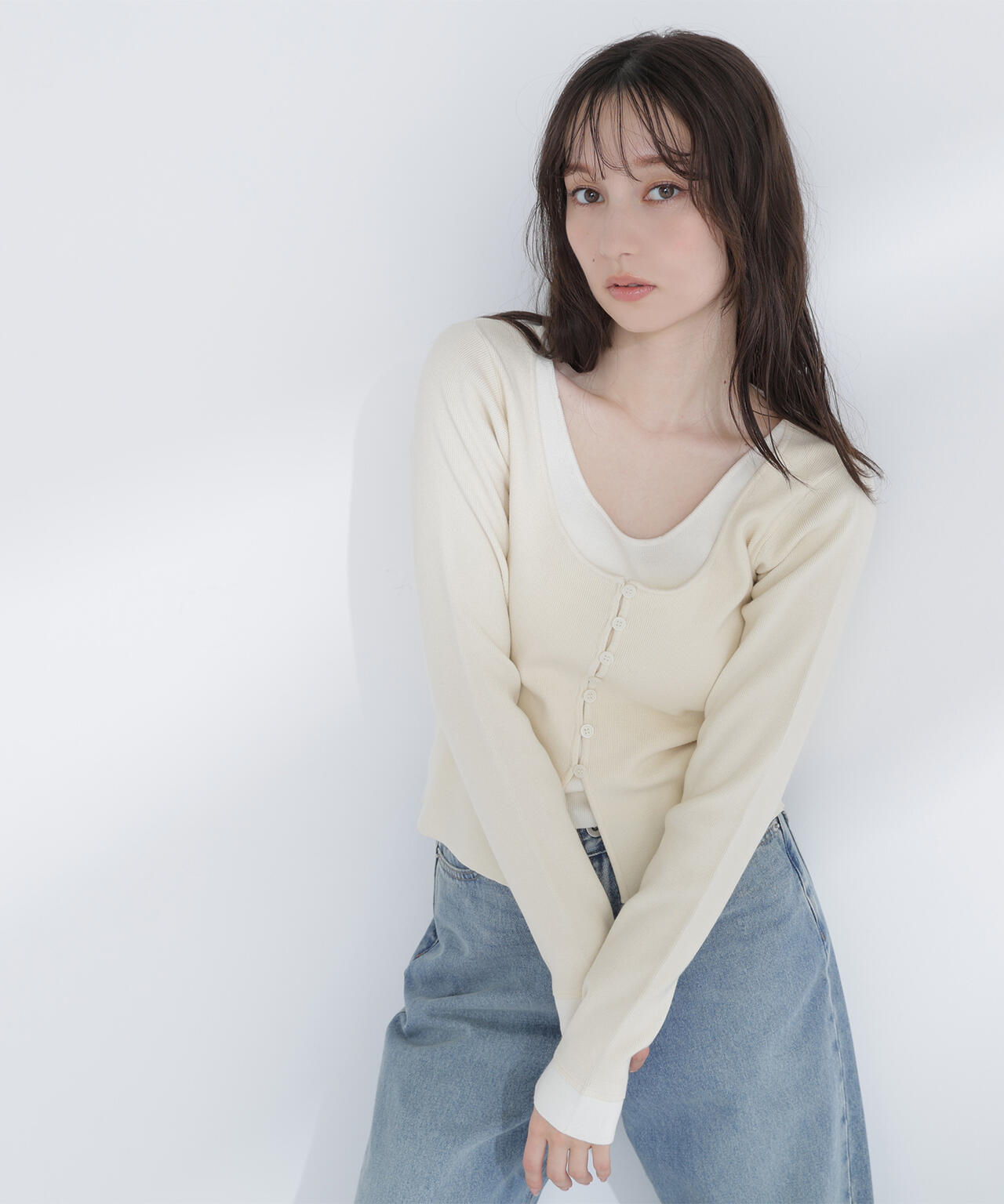 cm B:86 W:62 H:86 着用サイズ:FR