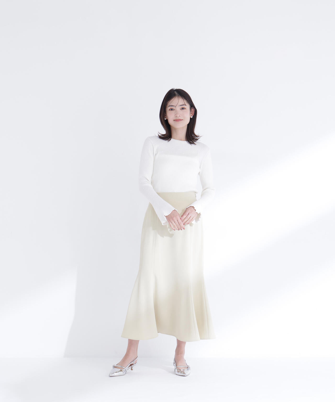 ドットジャガードニット