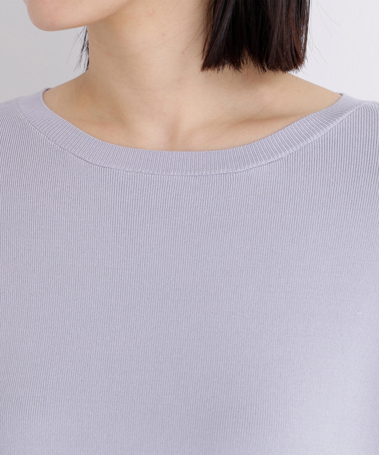 レースドッキングニット