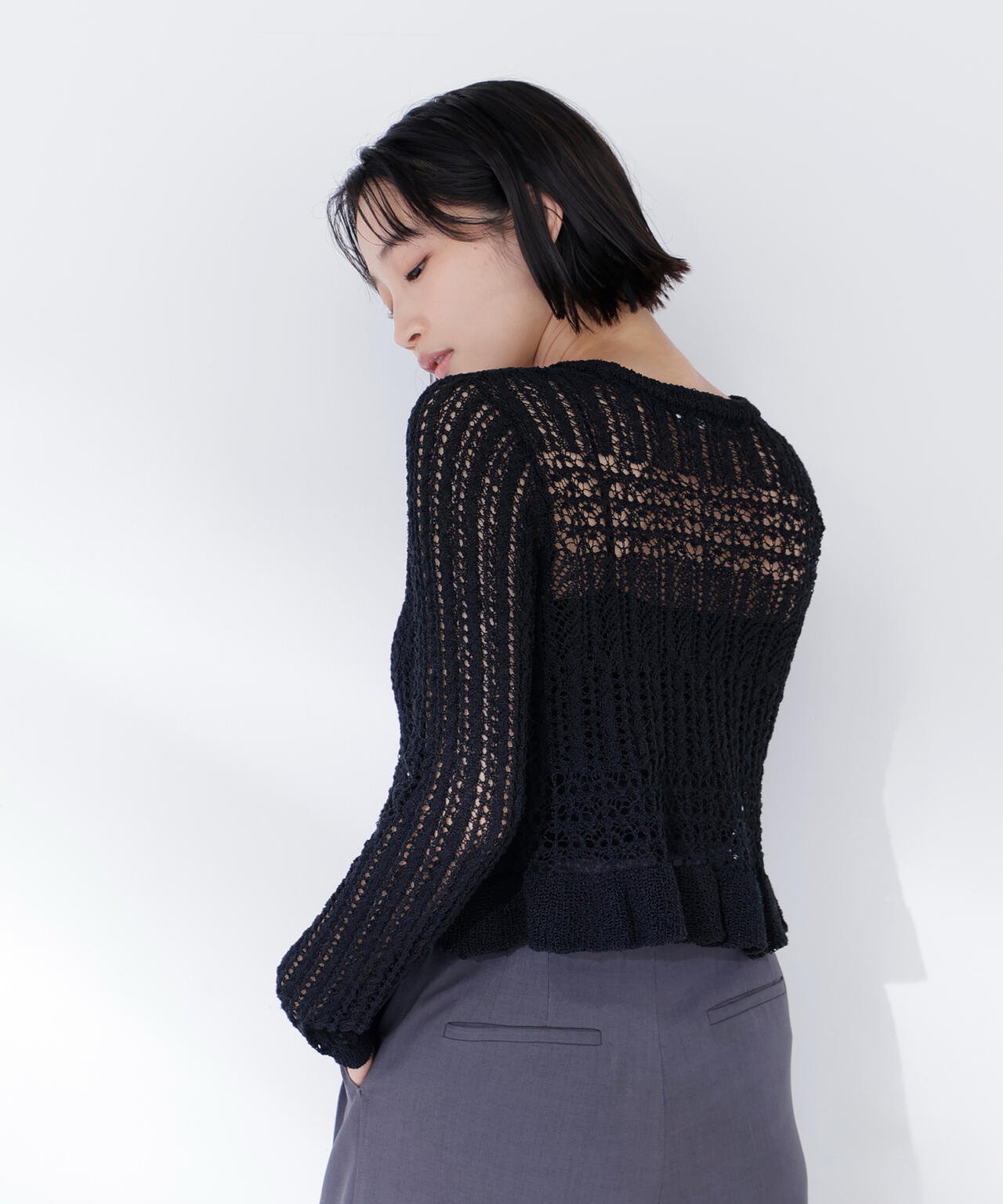 身長165 B:80 W:59 / H:85 / S:23.5 着用サイズ:FR