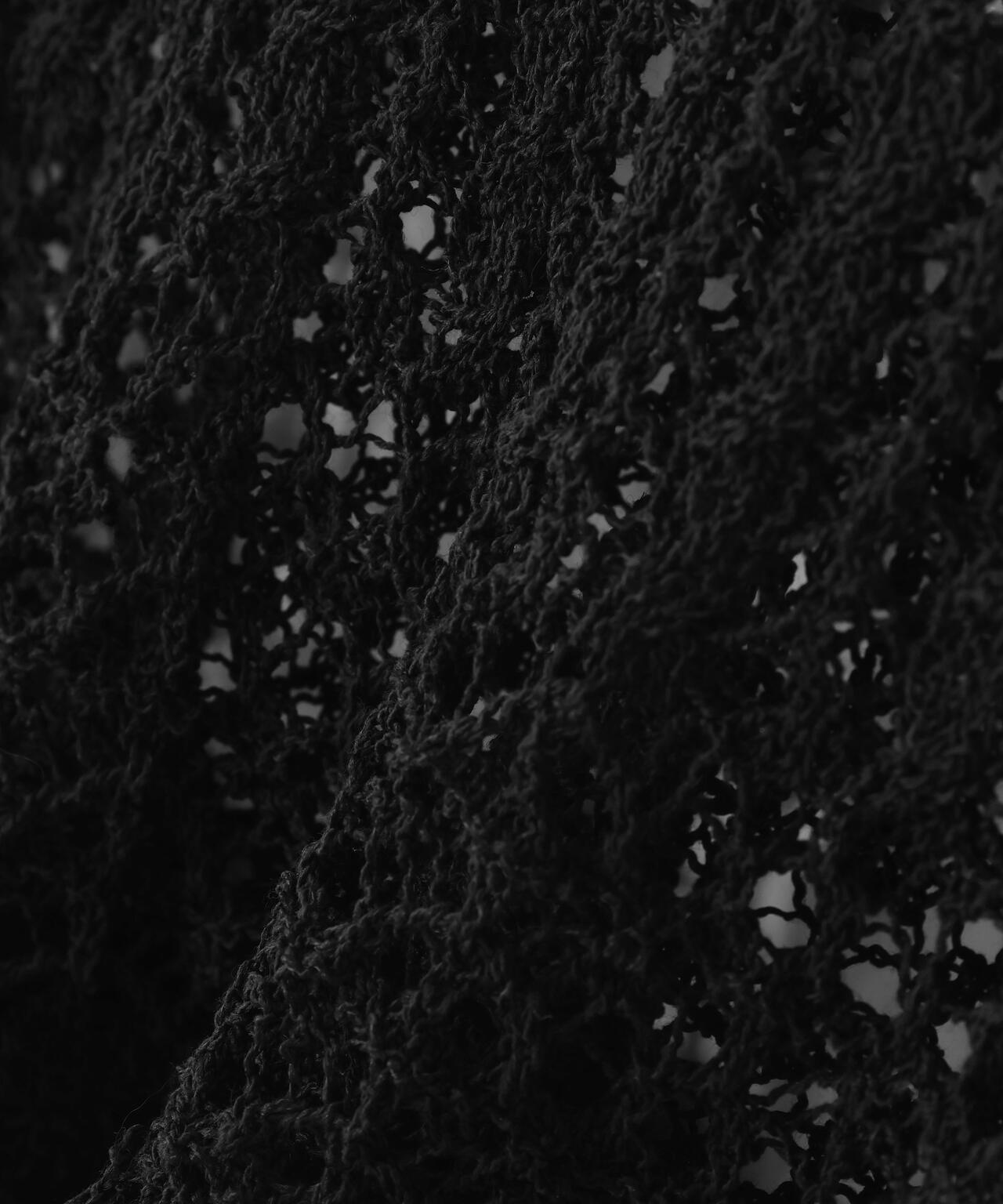 【sweet4月号掲載】【WEB限定商品】クロップドレースメッシュニット