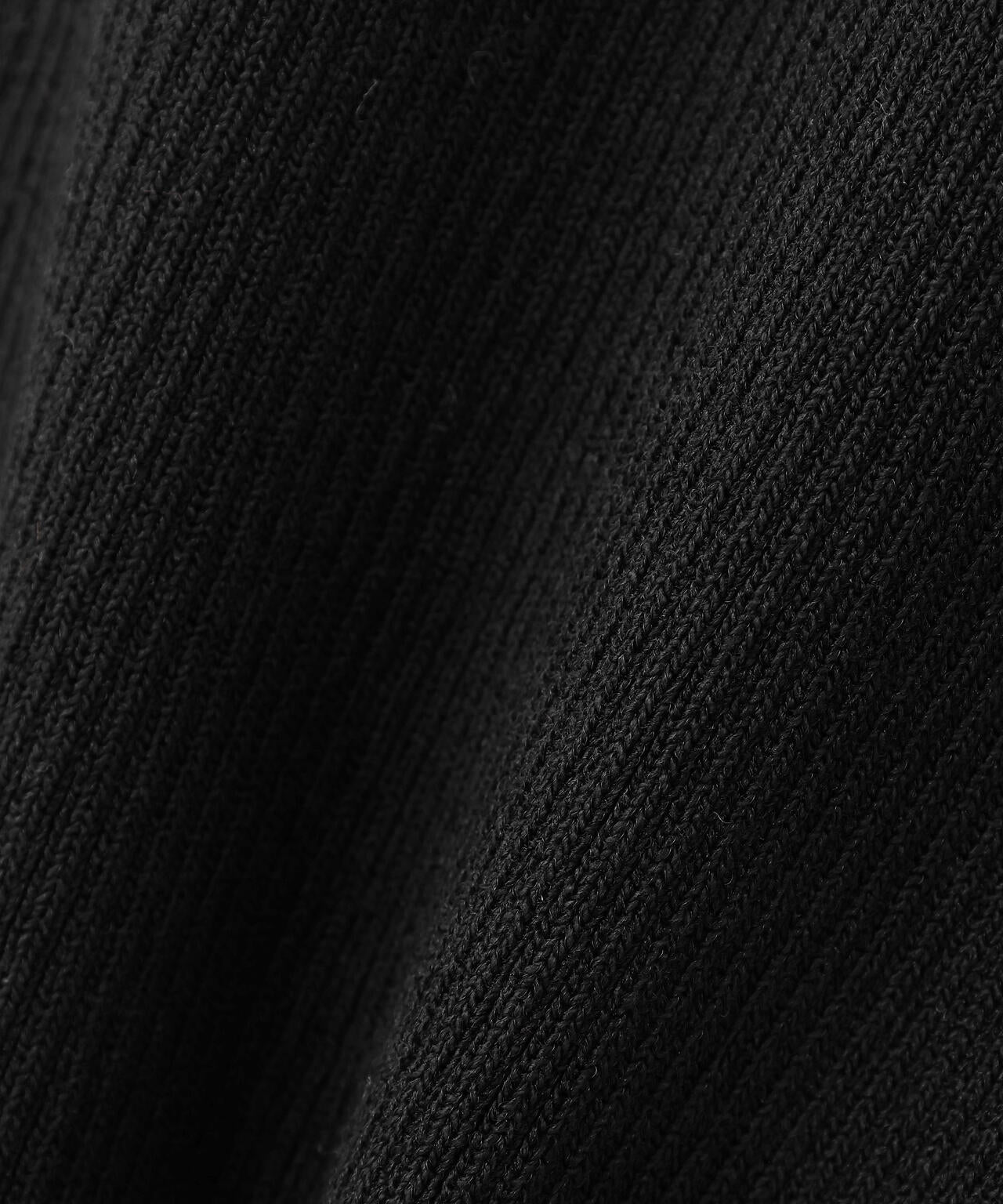 ボーダーフリルスリーブニット