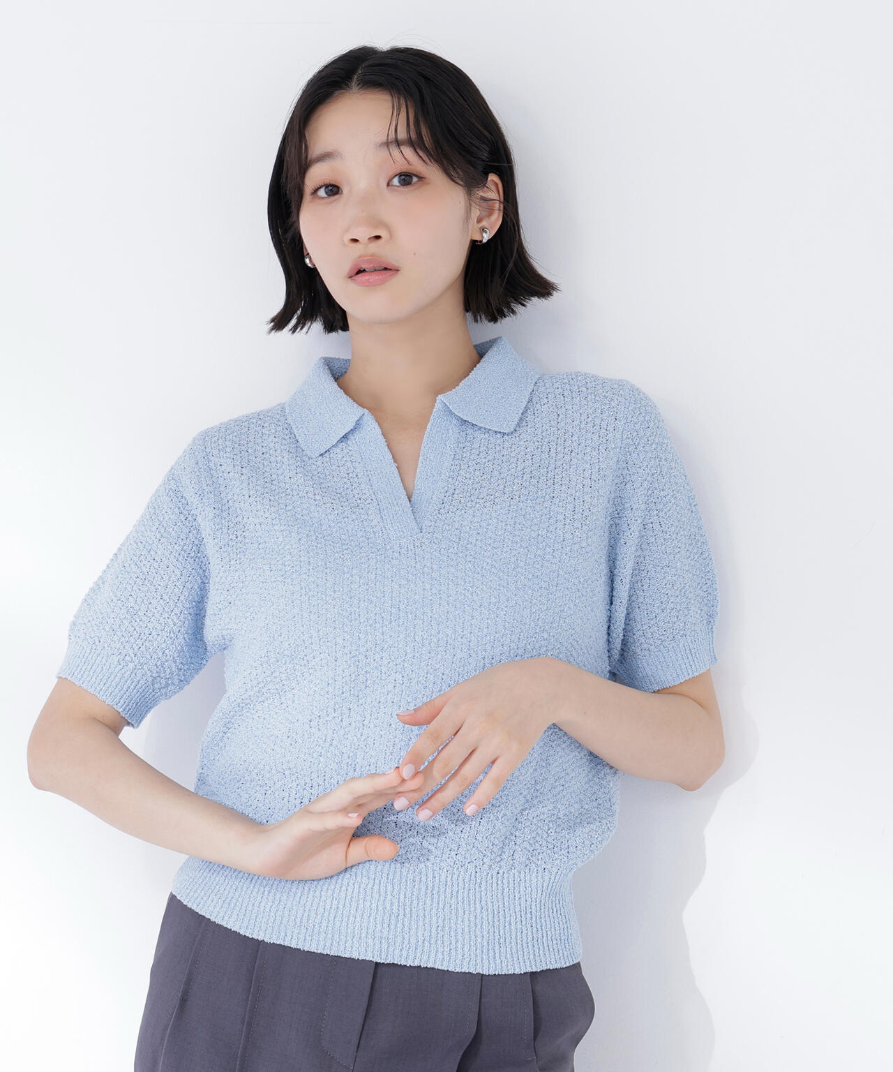 身長165 B:80 W:59 / H:85 / S:23.5 着用サイズ:FR