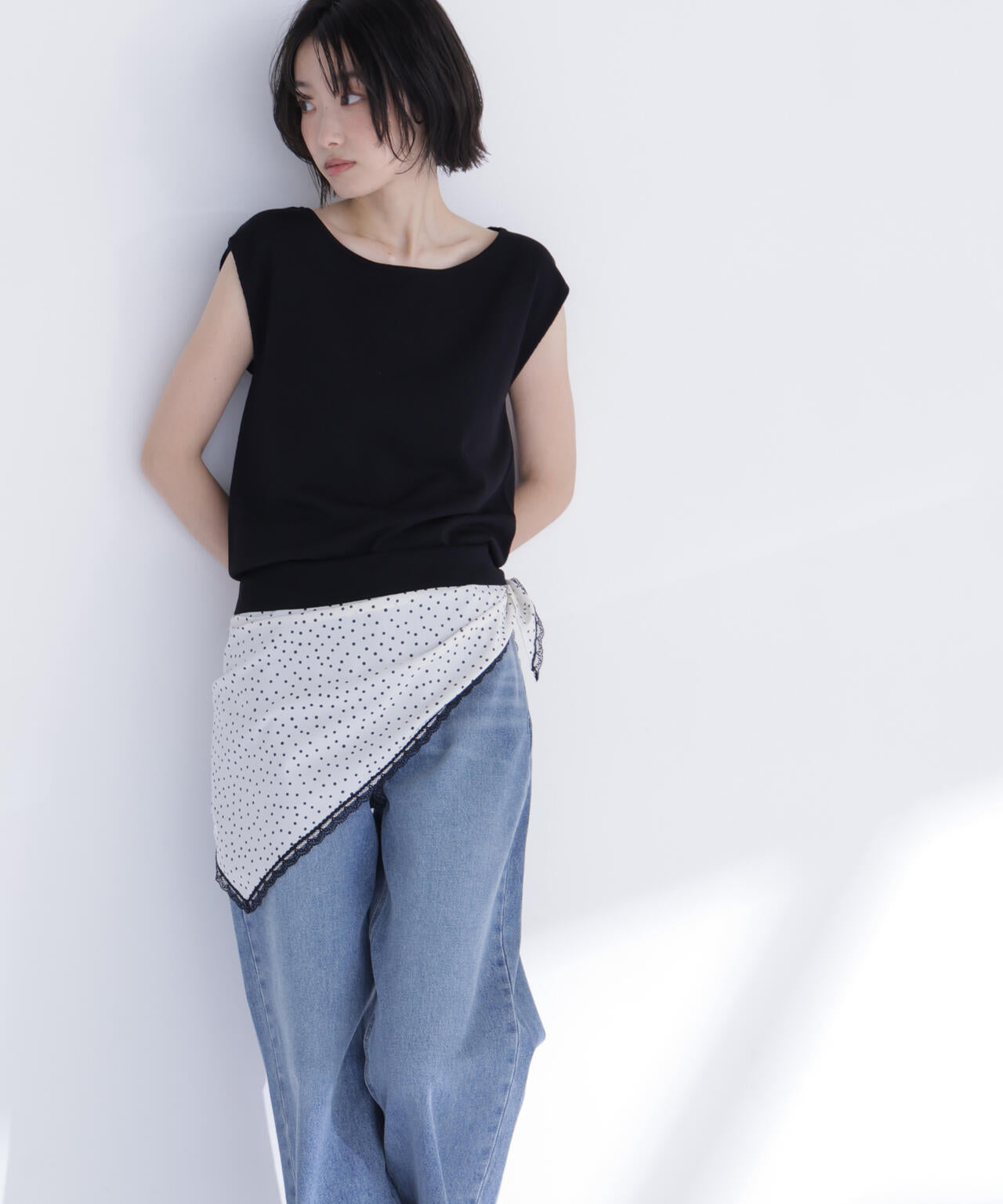 168cm B:78 W:57 H:87 着用サイズ:FR