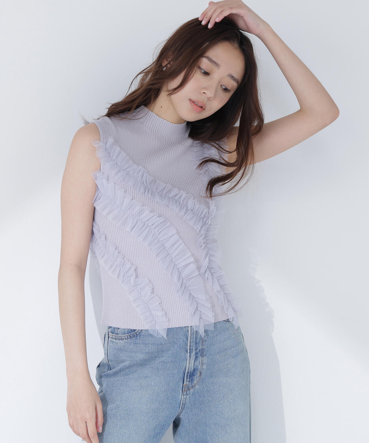 165.5cm 着用サイズ:FR