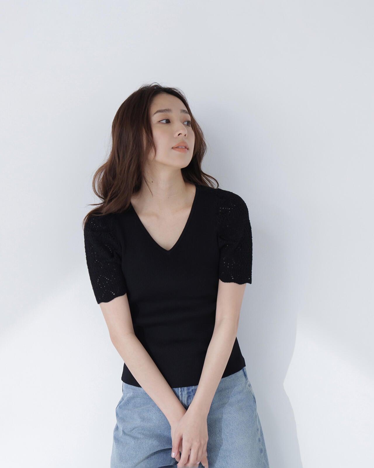 165.5cm 着用サイズ:FR