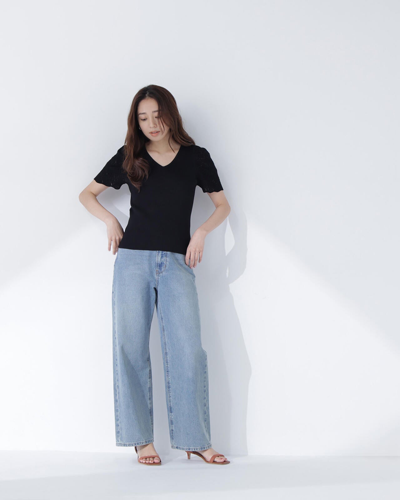 165.5cm 着用サイズ:FR