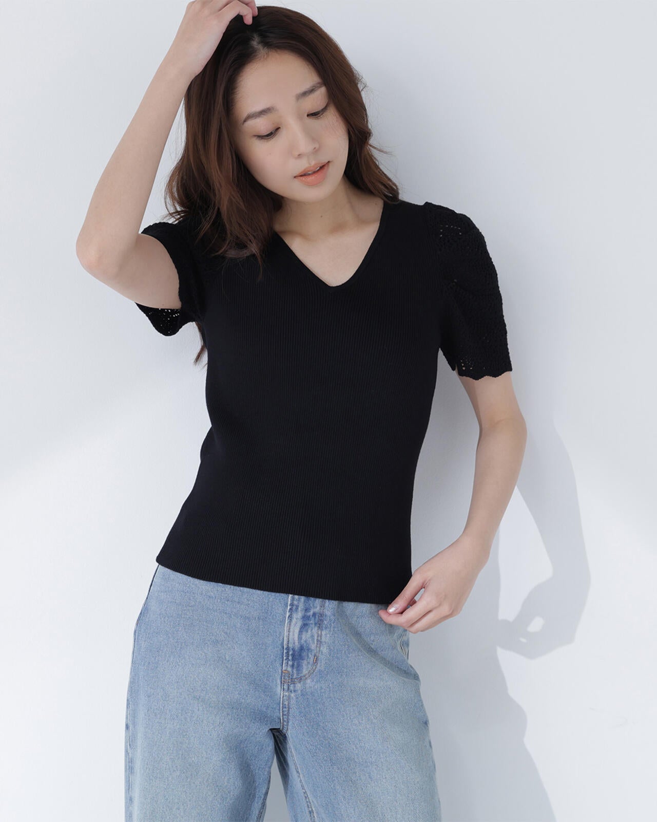 165.5cm 着用サイズ:FR