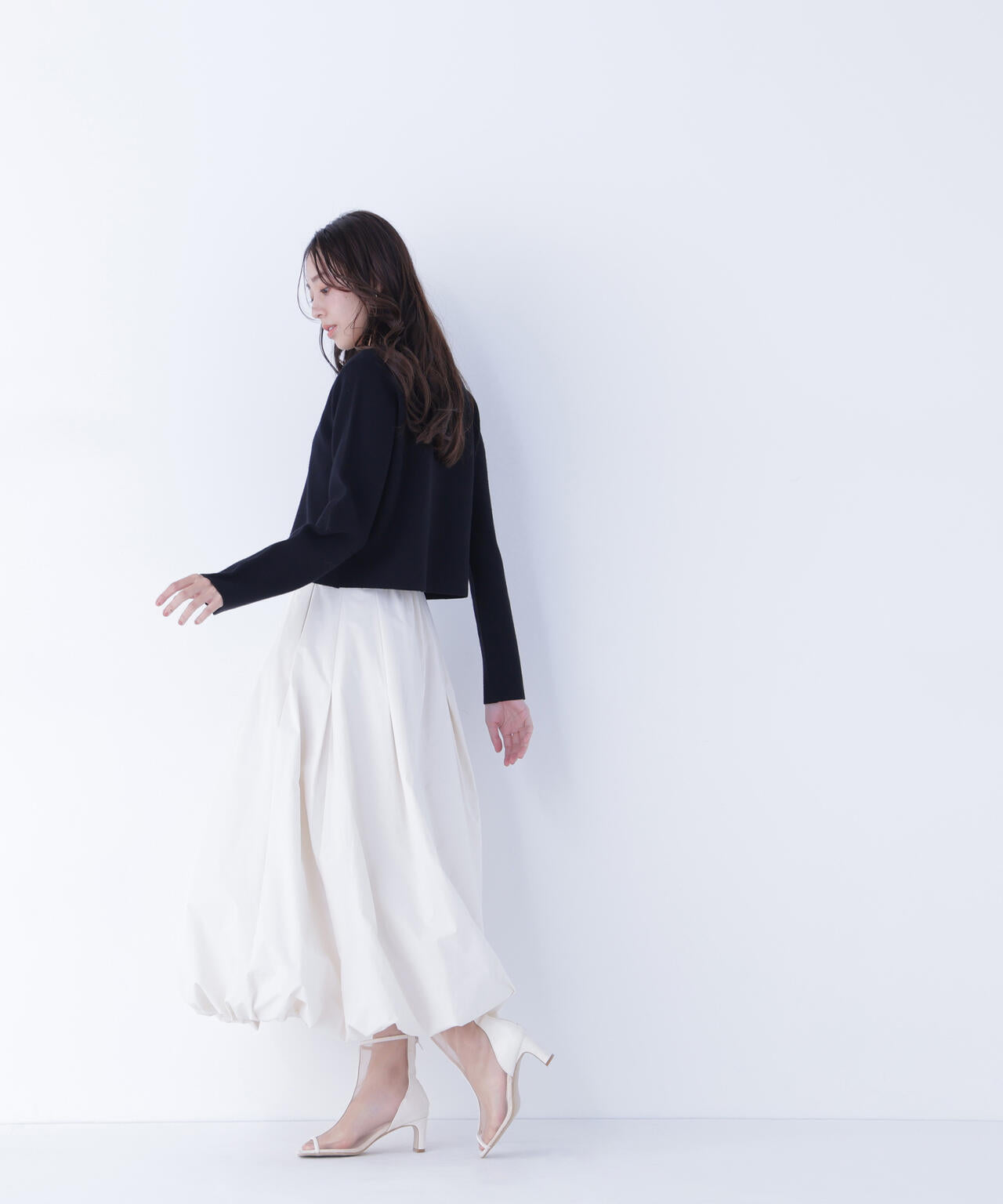 ハートボタンニットジャケット