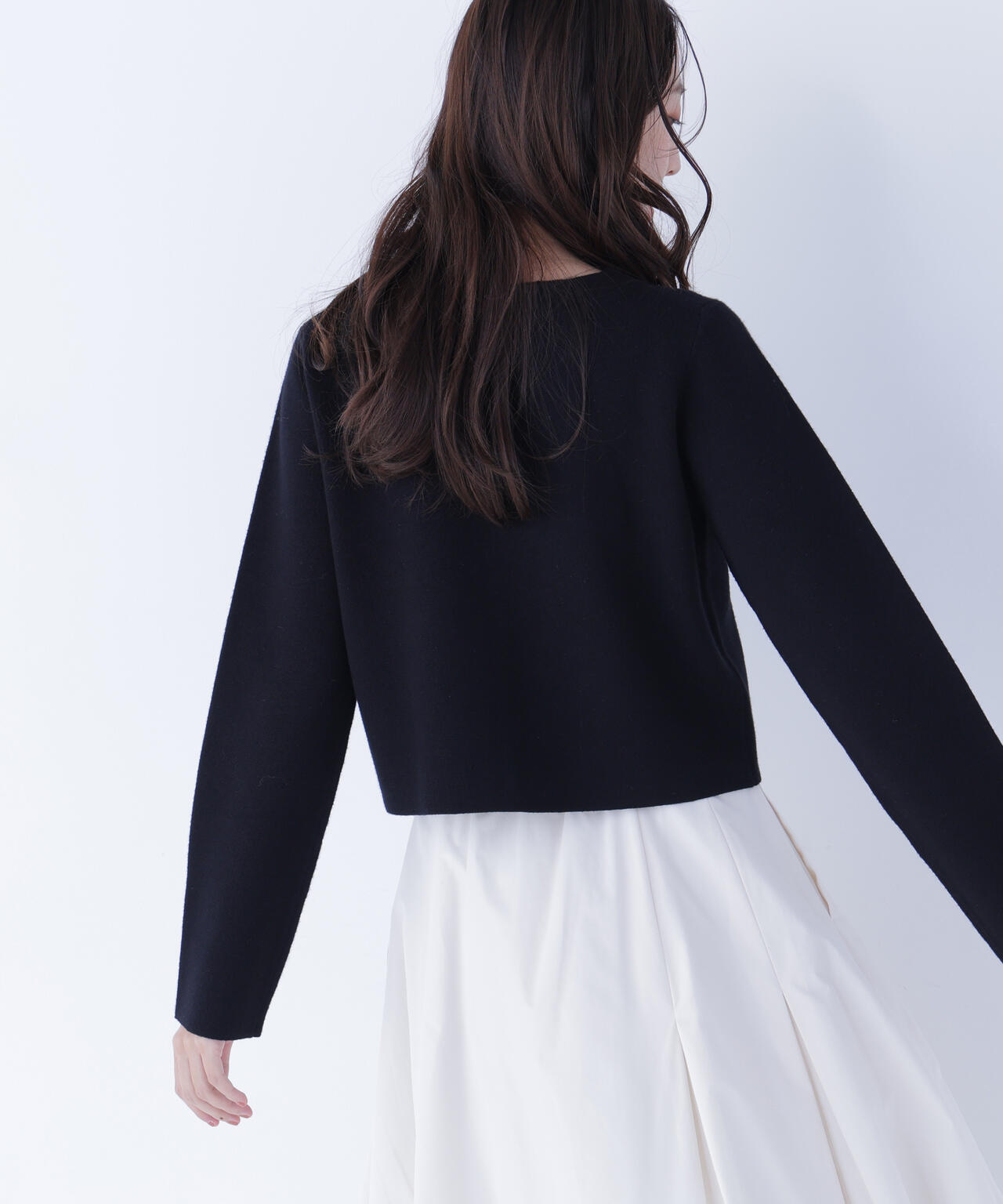 ハートボタンニットジャケット