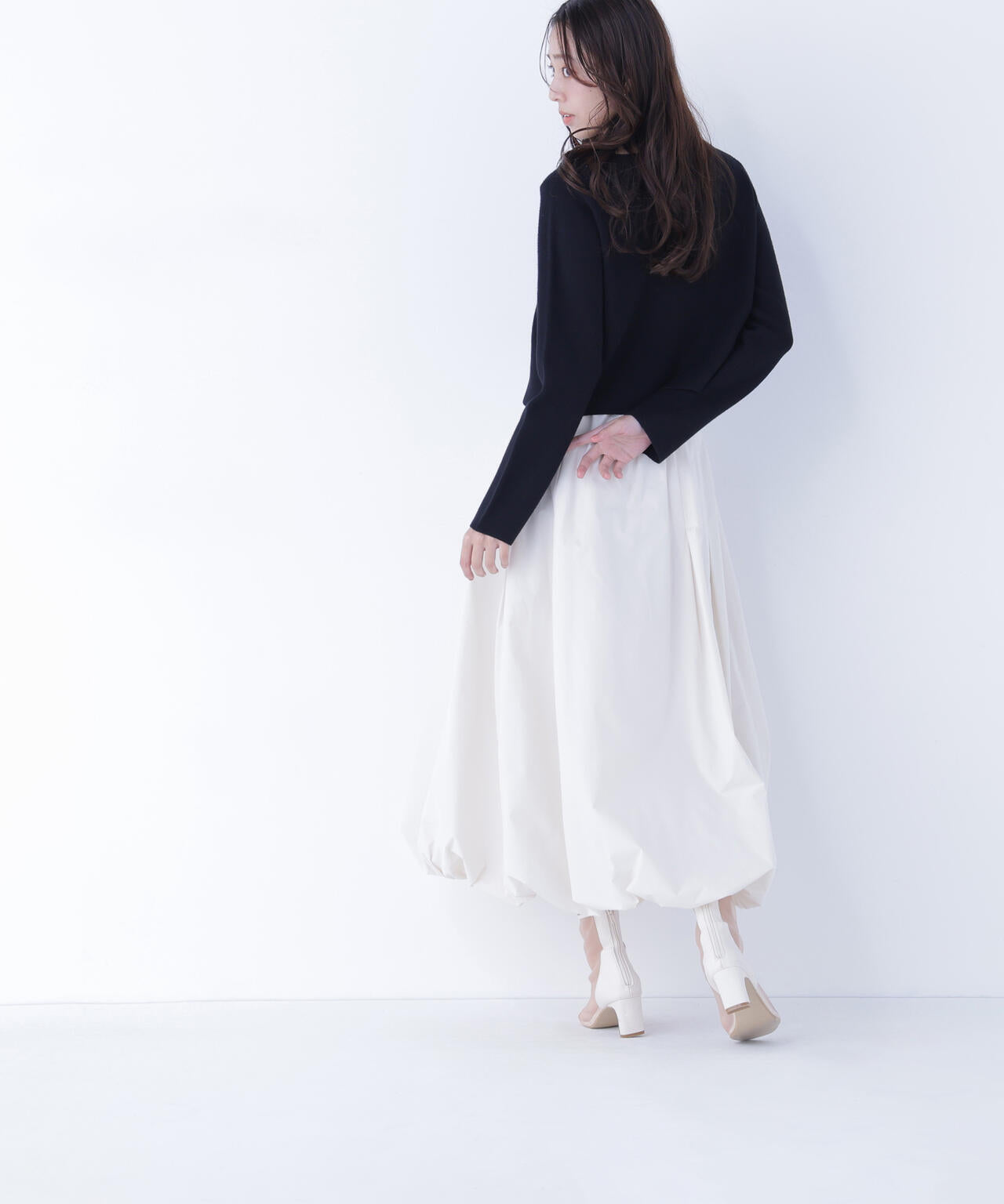 ハートボタンニットジャケット