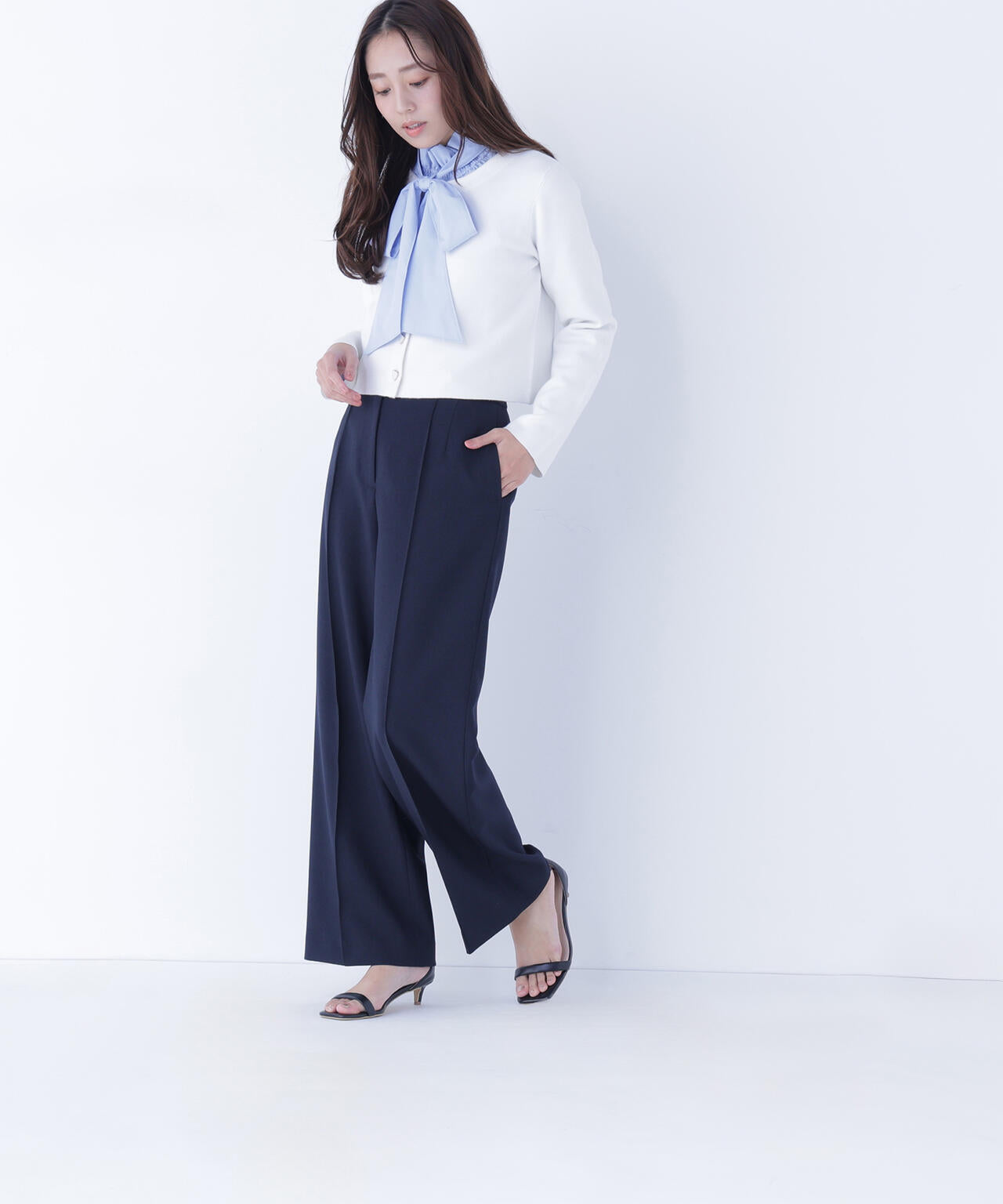 ハートボタンニットジャケット