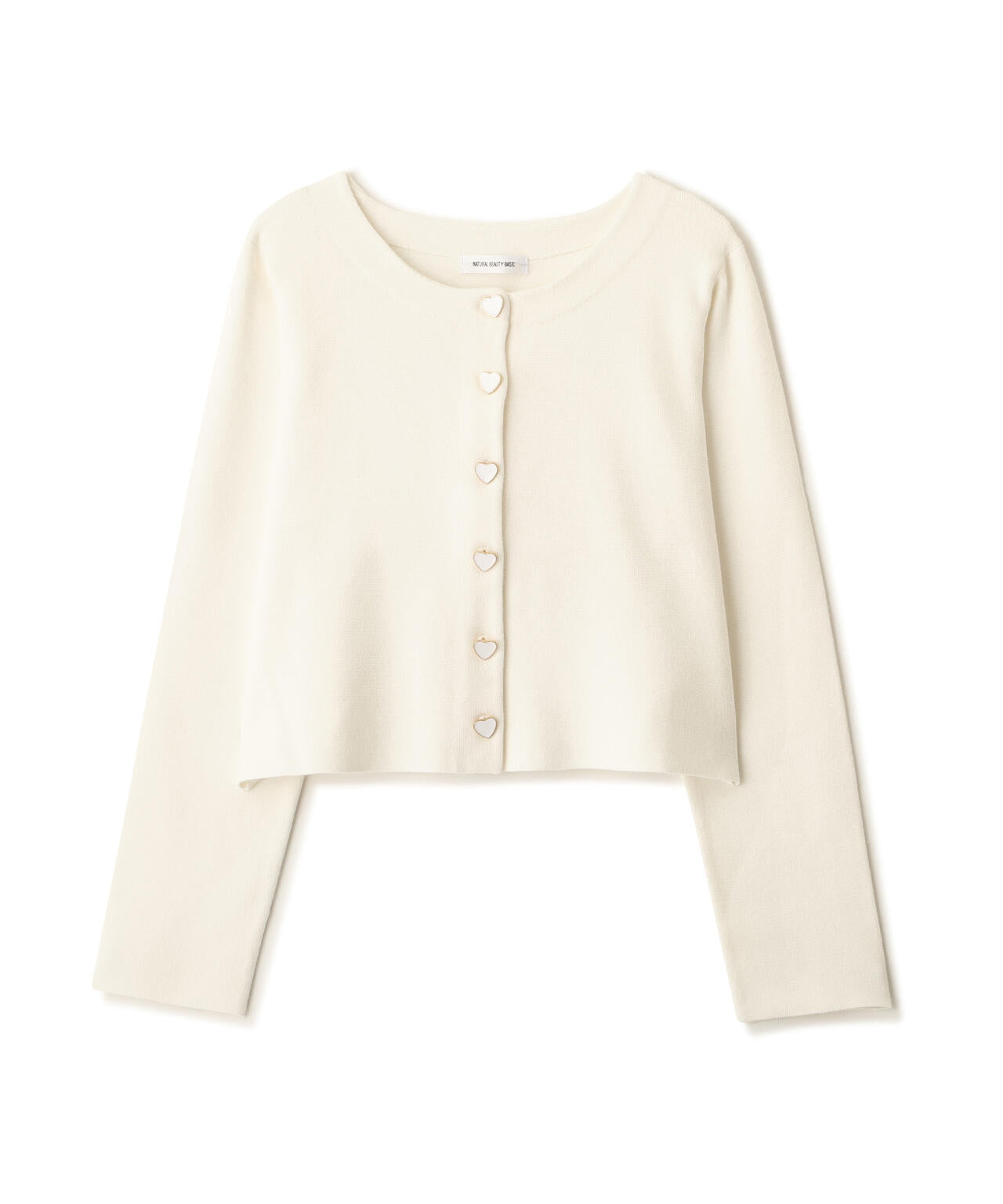 ハートボタンニットジャケット