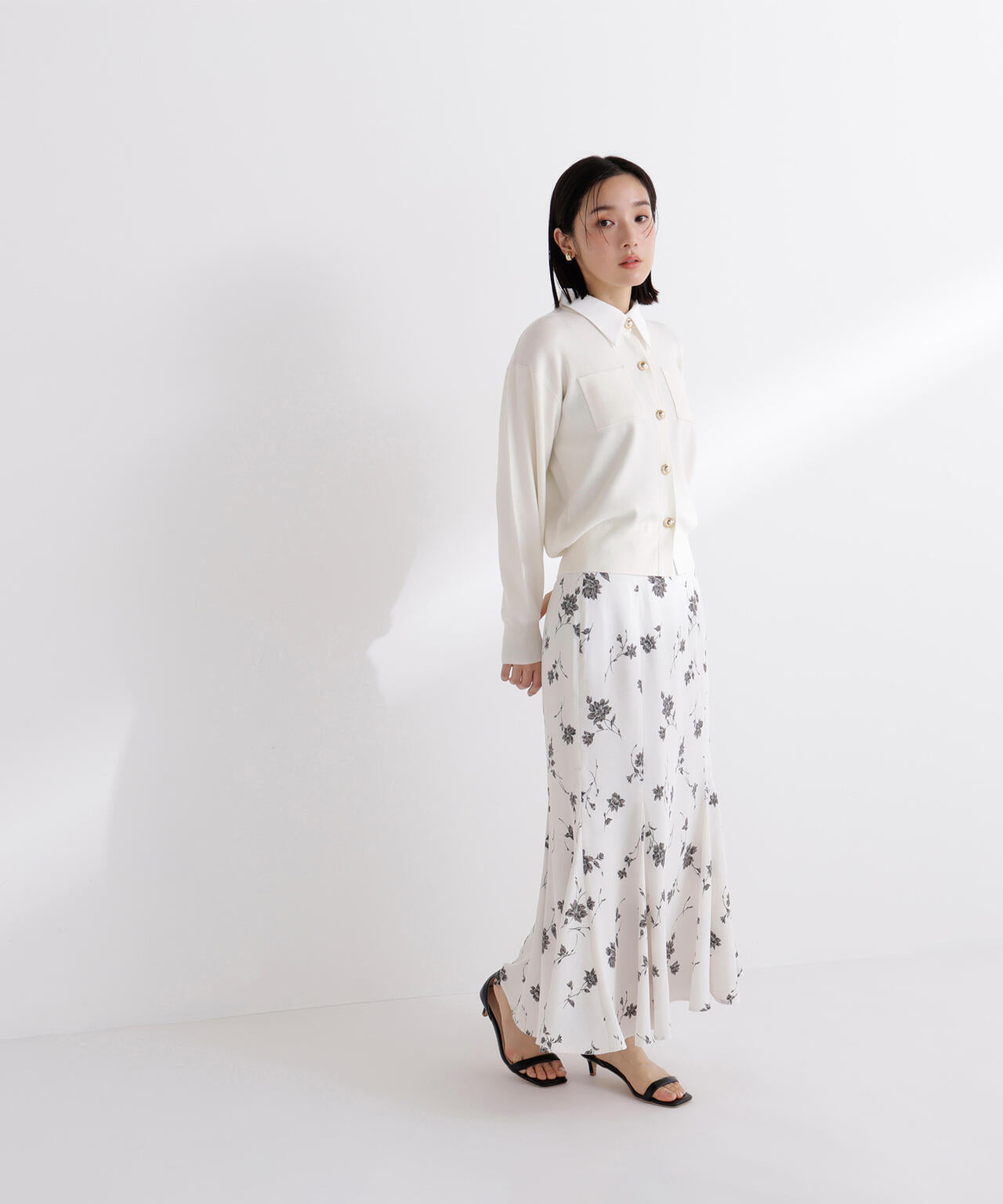 【一部店舗・mix.tokyo 限定カラー:ピンク】2wayカラーニットカーディガン