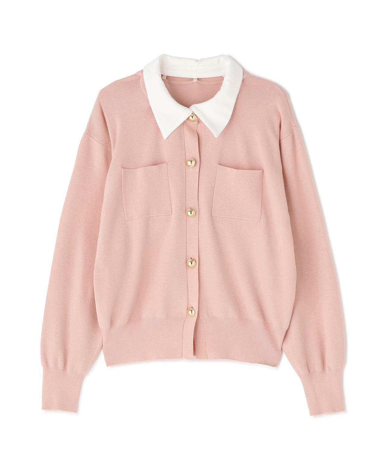 【一部店舗・mix.tokyo 限定カラー:ピンク】2wayカラーニットカーディガン