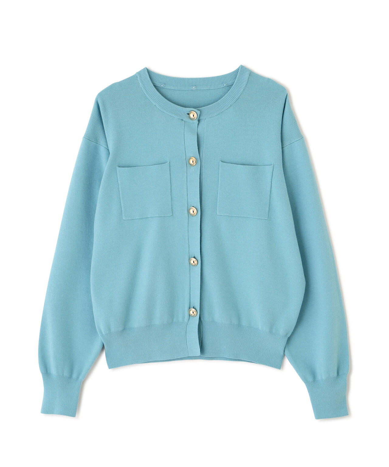 2wayカラーニットカーディガン