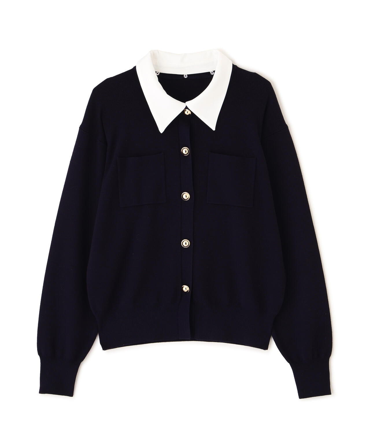 【一部店舗・mix.tokyo 限定カラー:ピンク】2wayカラーニットカーディガン