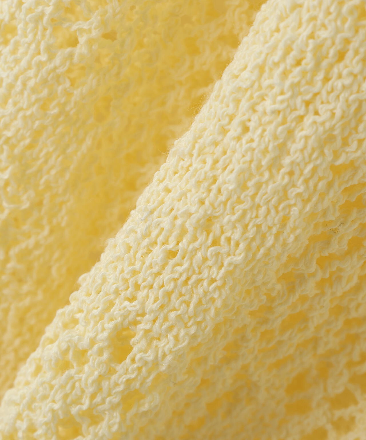 フラワーレースペプラムニット