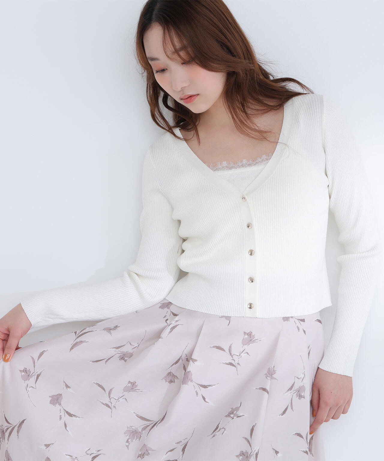 レースキャミアンサンブル