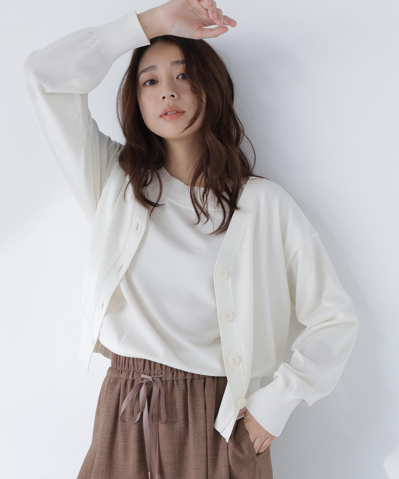 <ちょうど、いい服>毎日頼れる!右腕カーデ