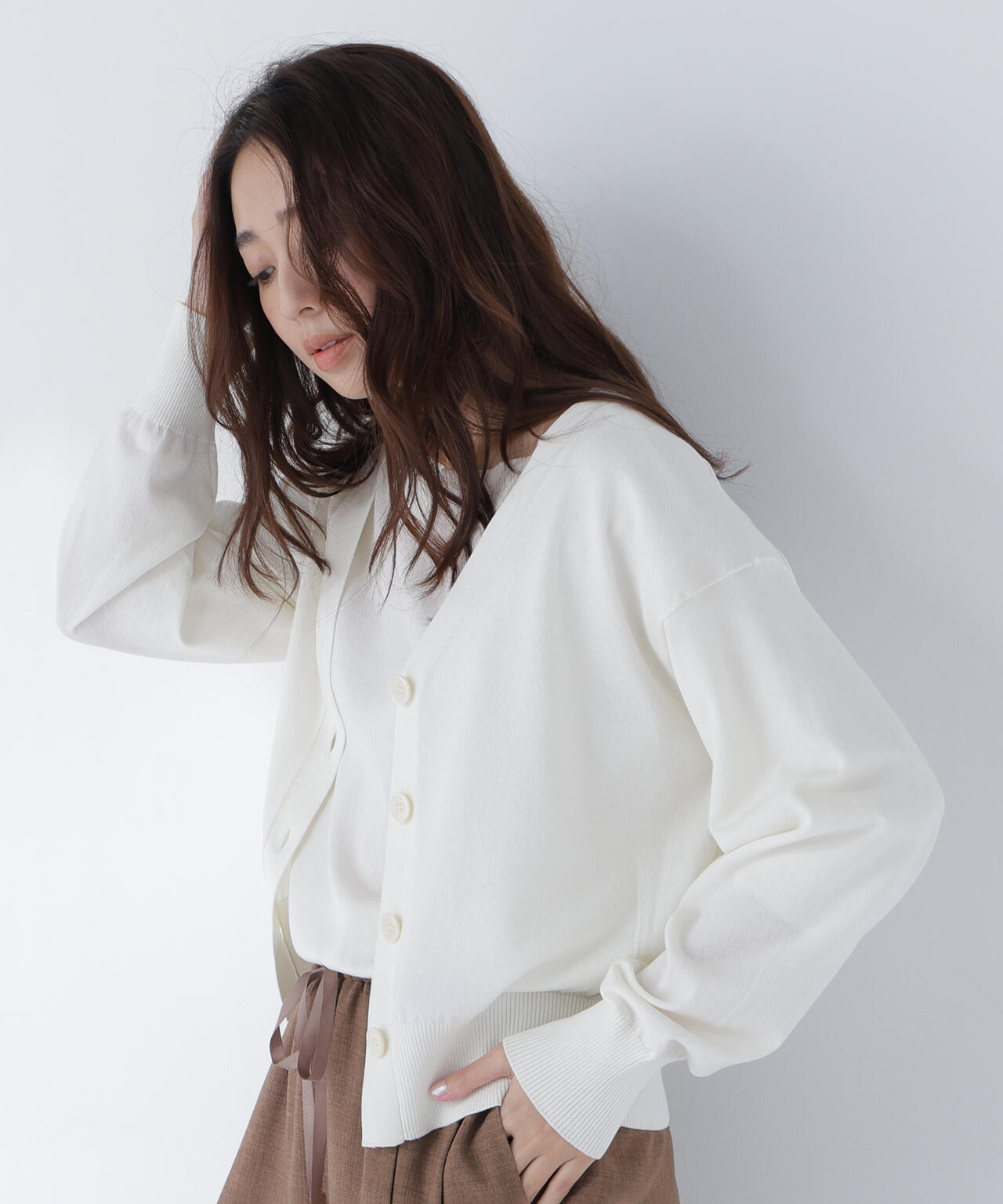 165.5cm 着用サイズ:FR