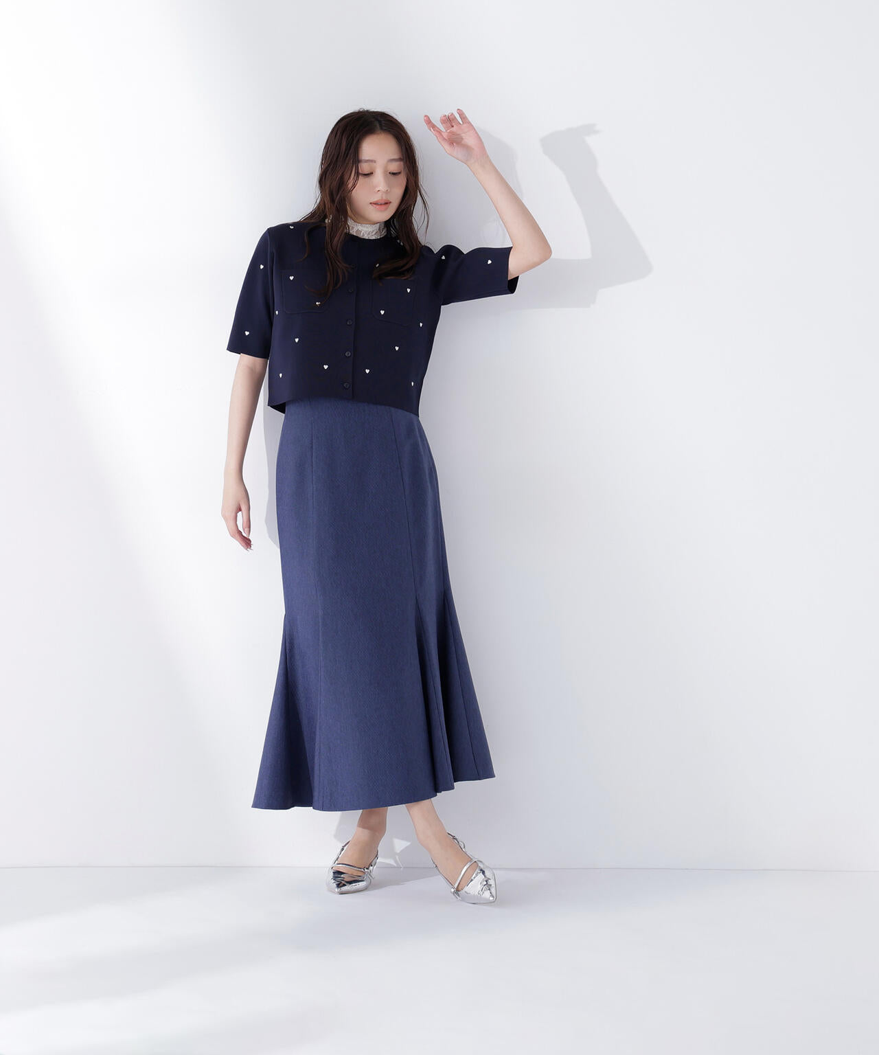 165.5cm 着用サイズ:FR