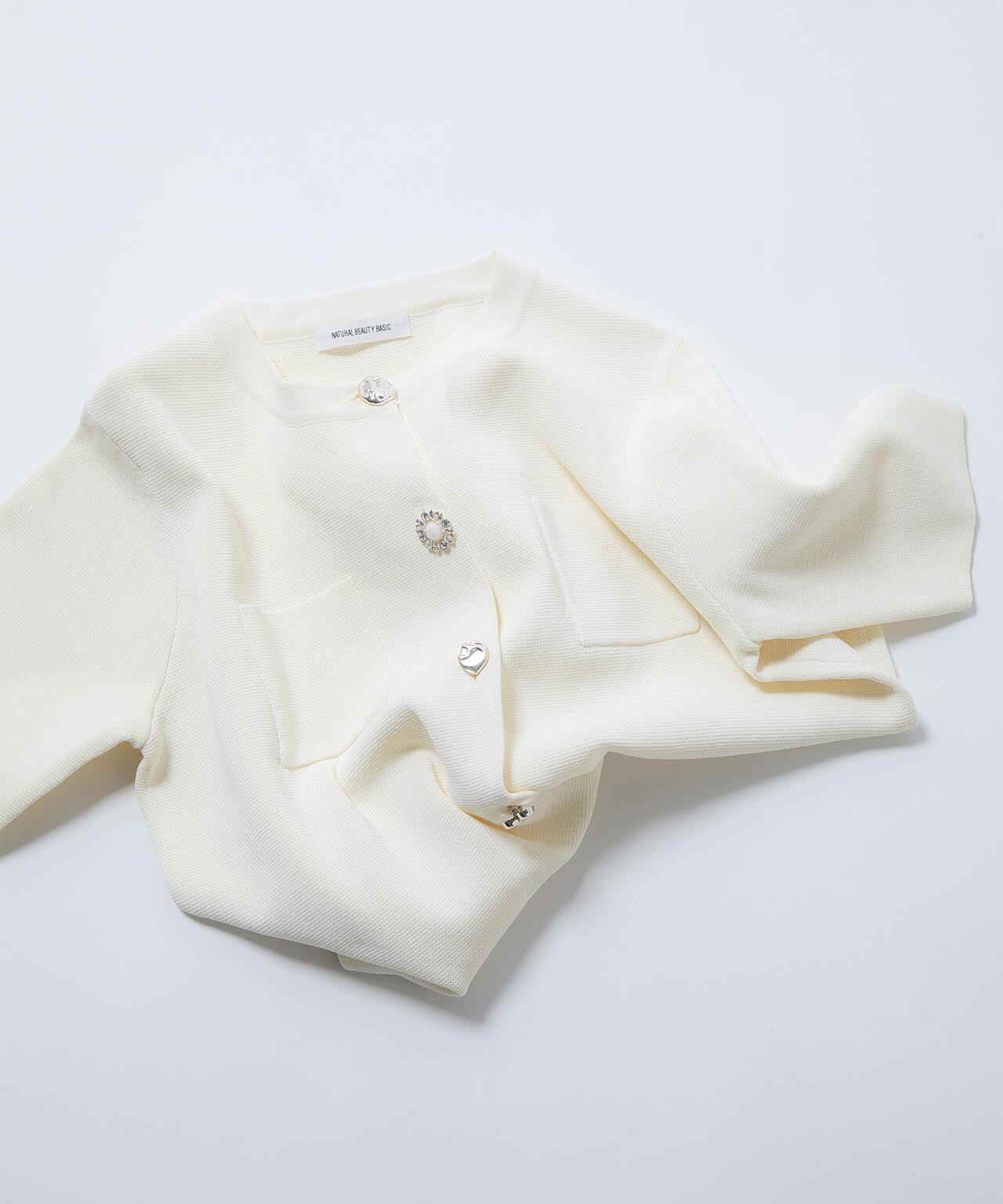 <Oggi.jp掲載>アソートボタンニットジャケット