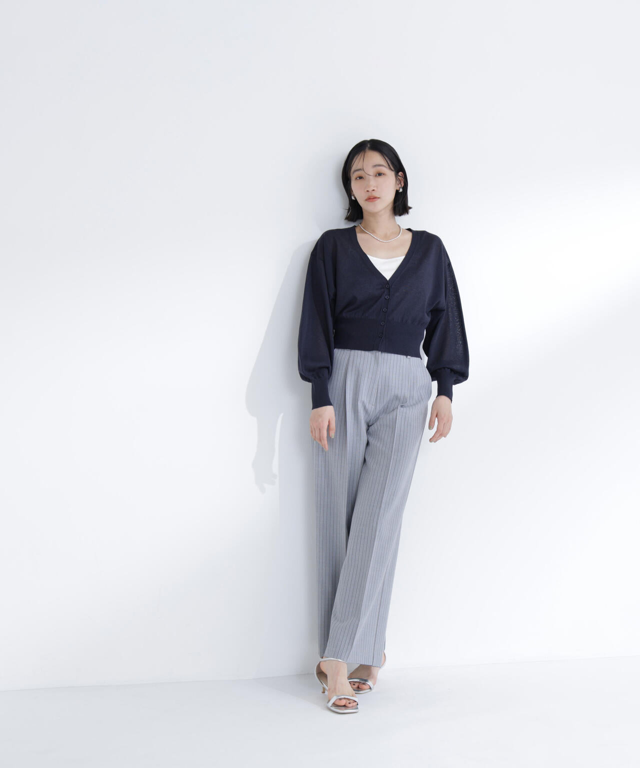 <ちょうど、いい服>さらりと、涼しげ麻混カーディガン