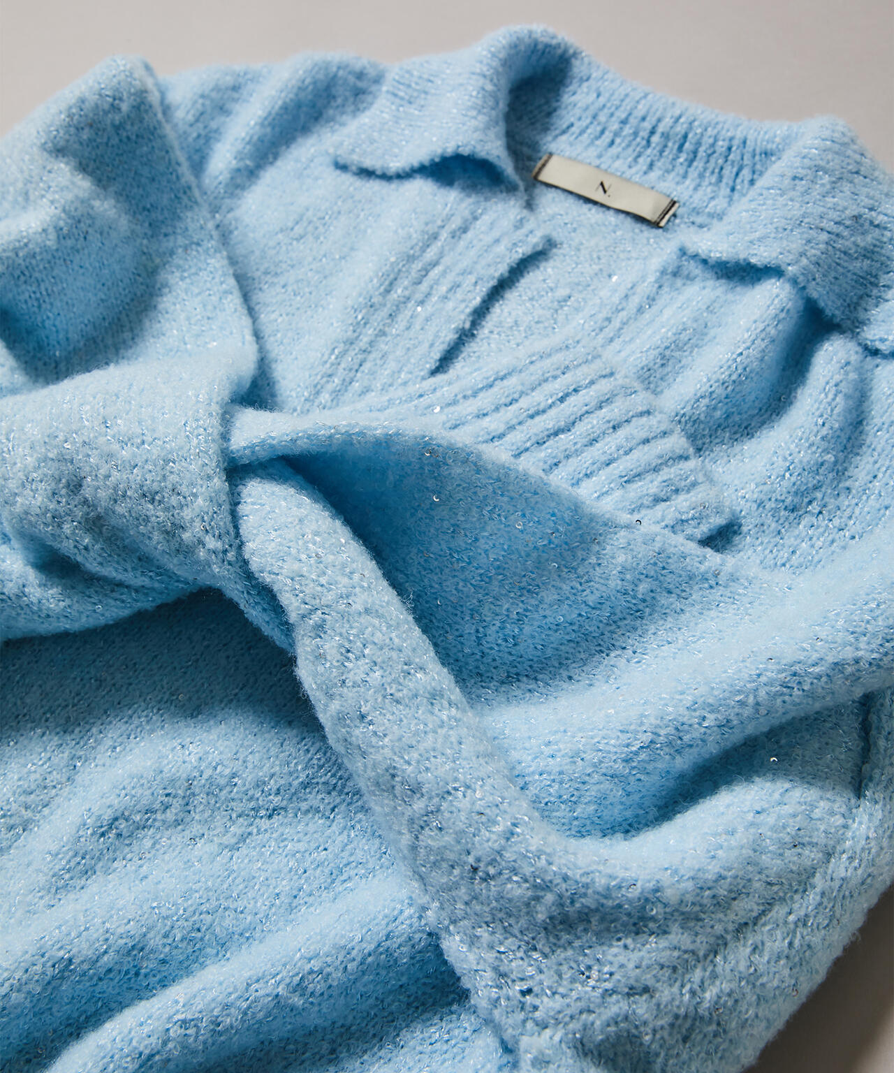 スパンコールスキッパーニット