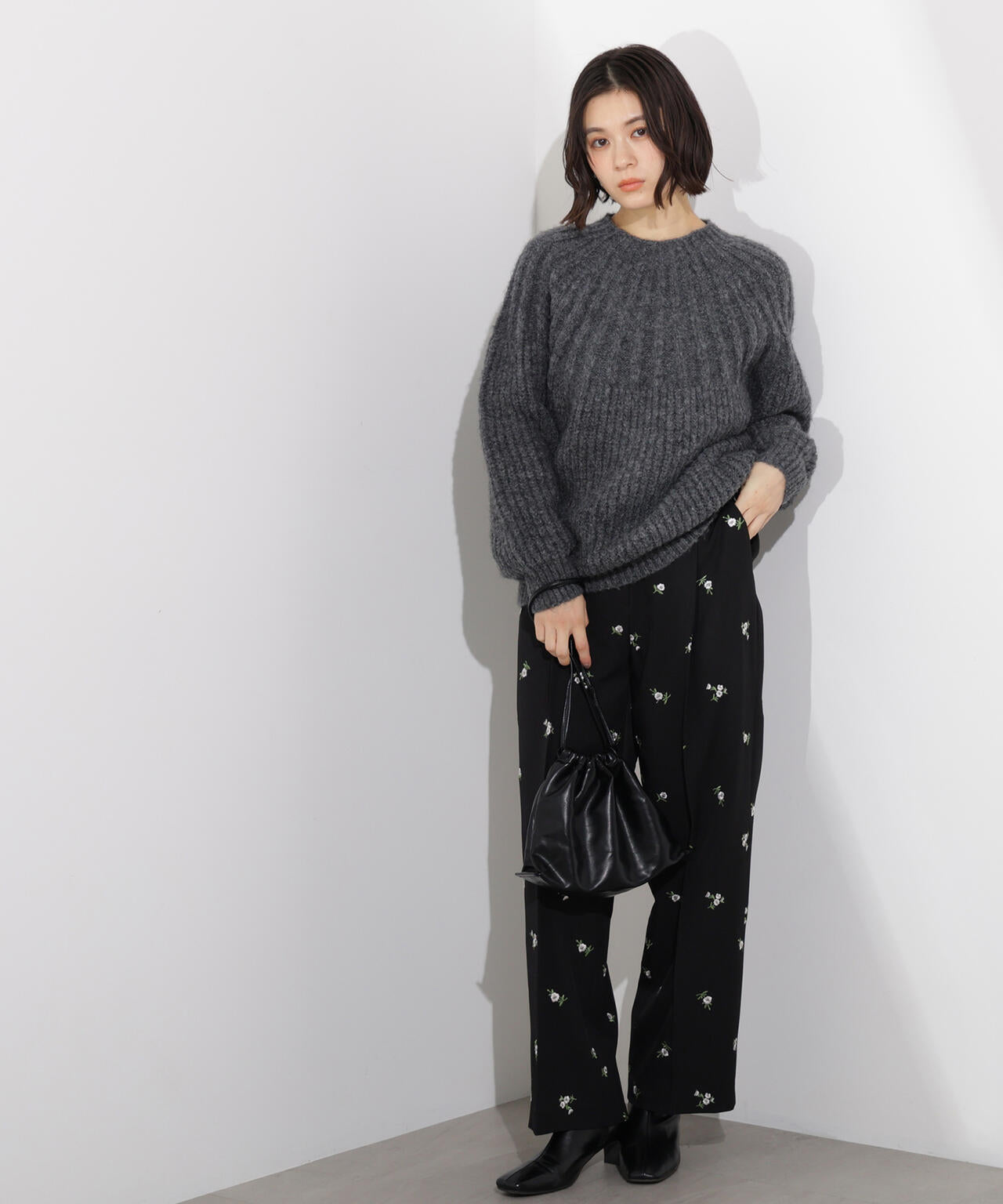 求心編みニット