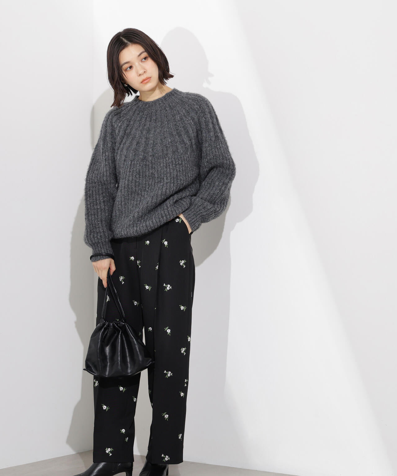 求心編みニット