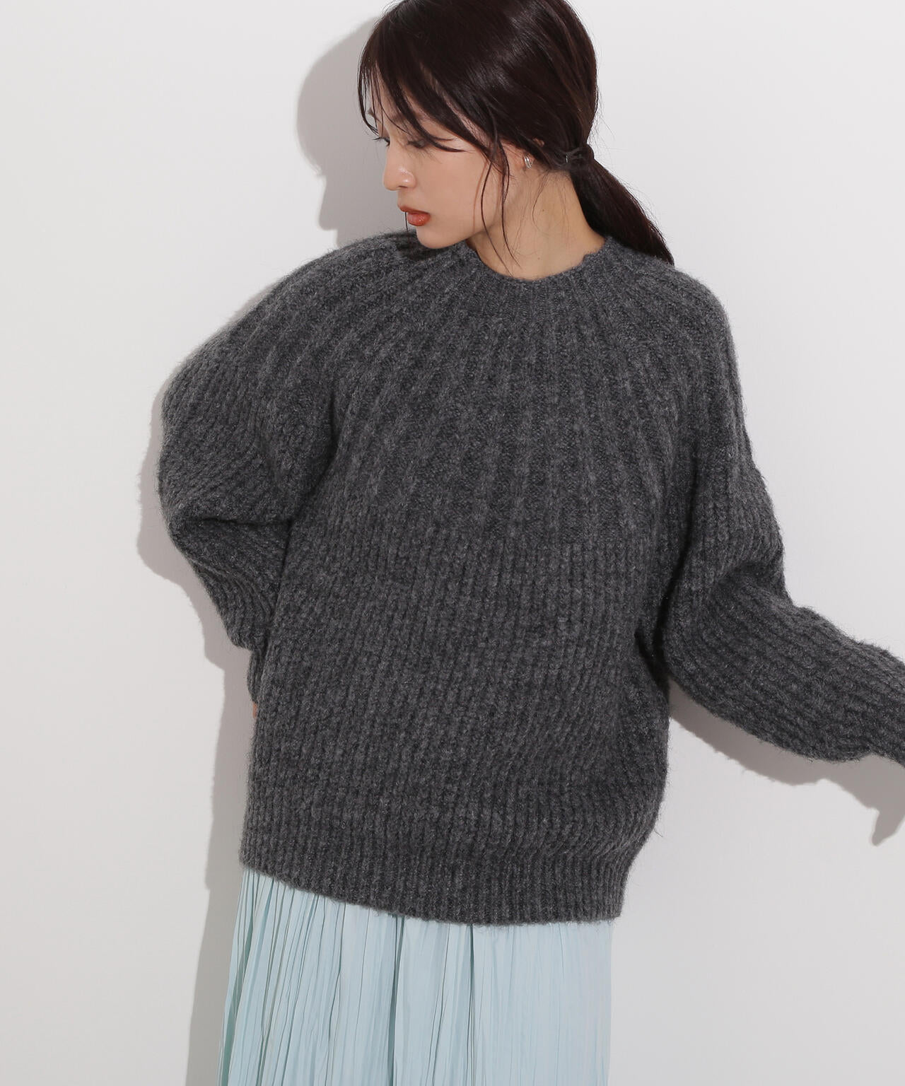 求心編みニット