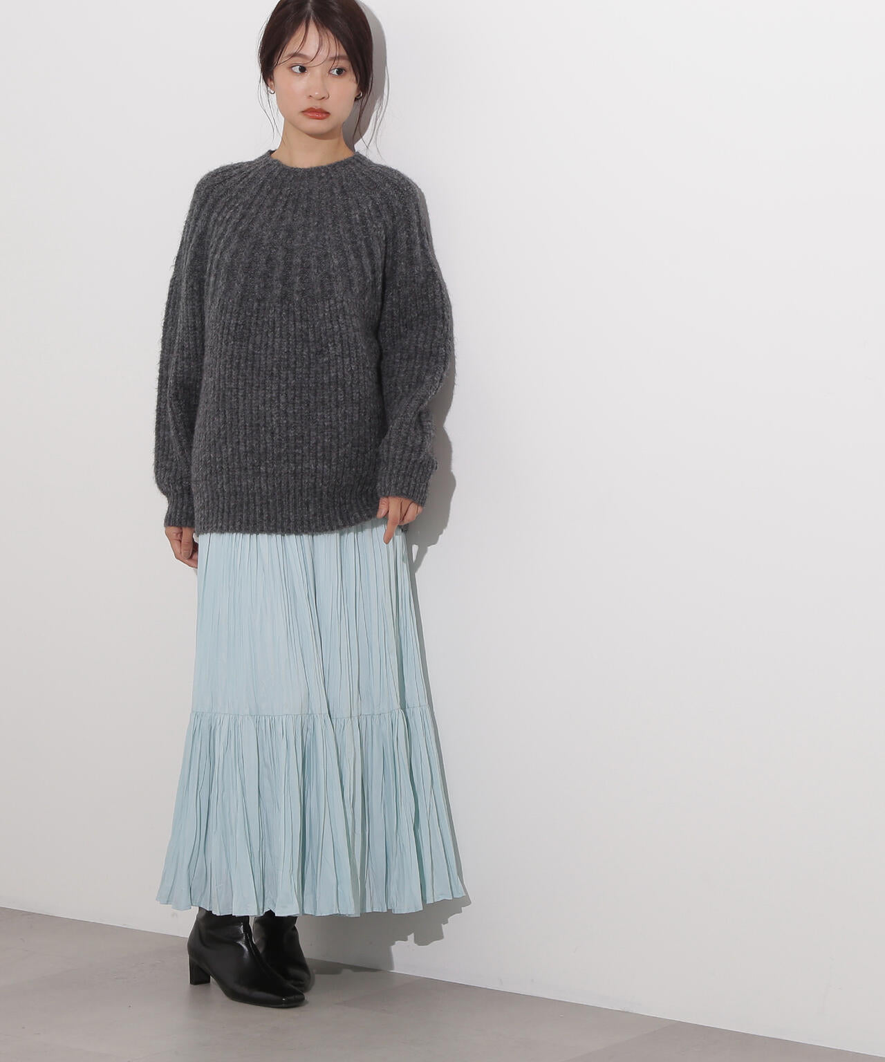 求心編みニット