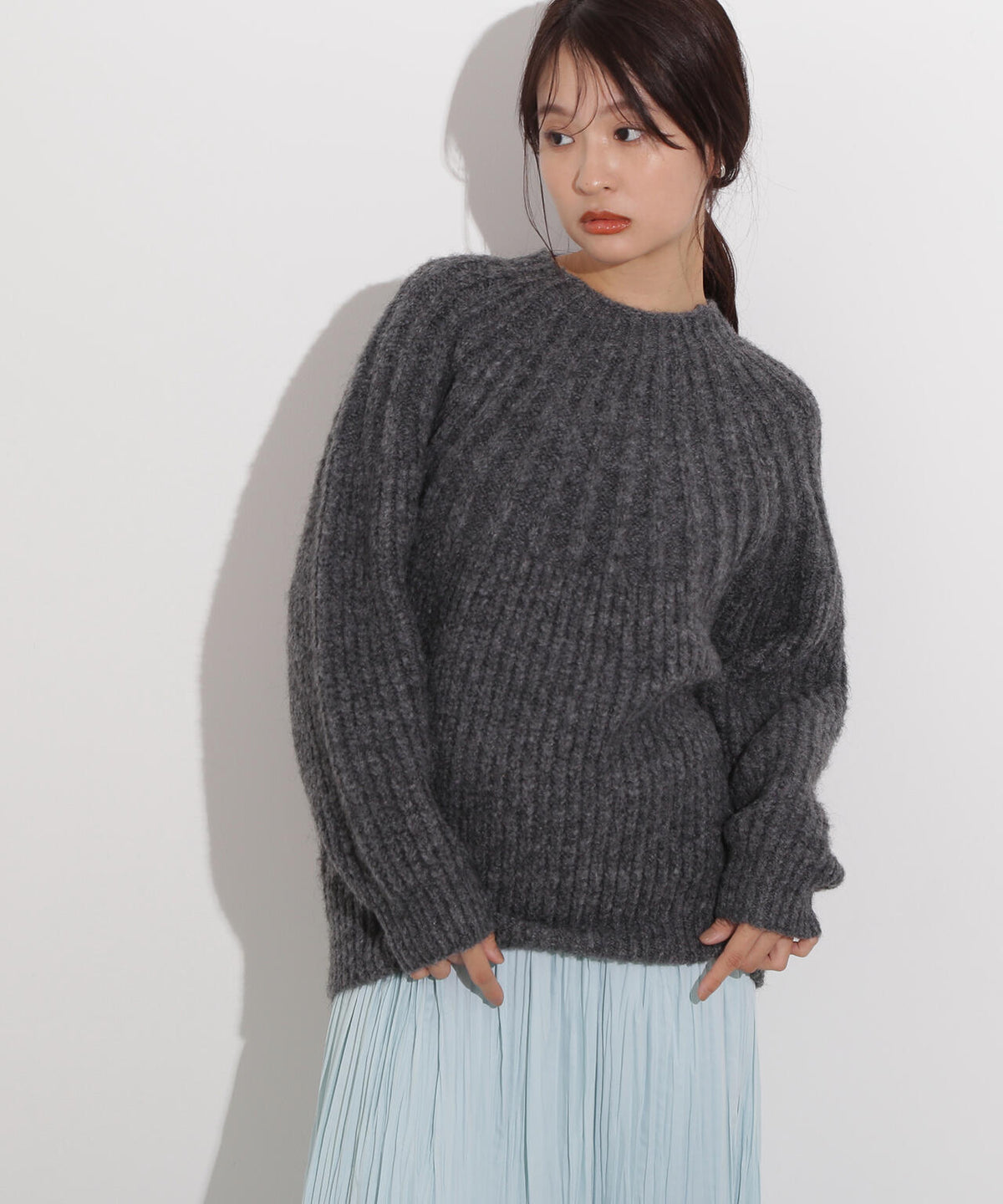 求心編みニット