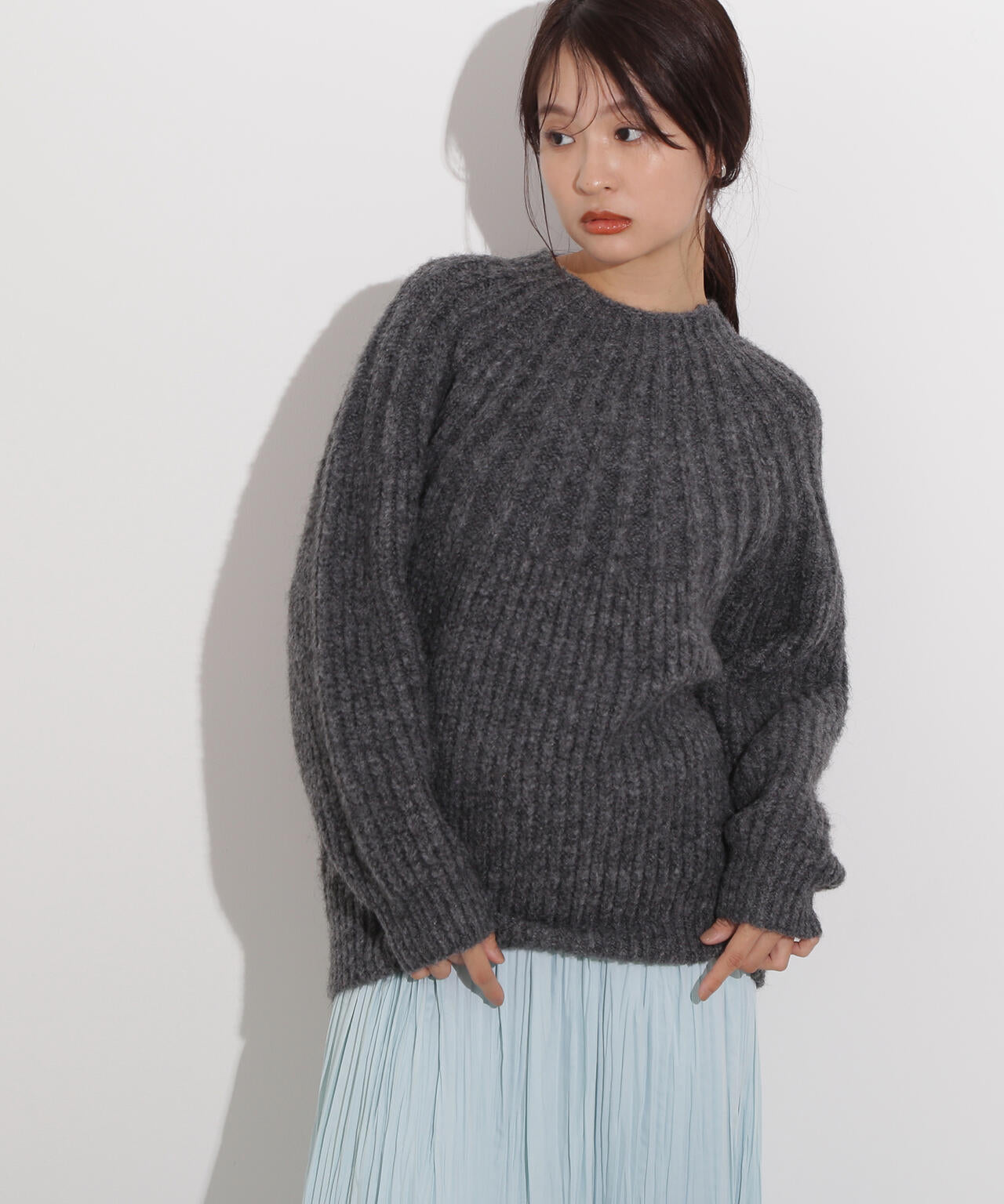 求心編みニット