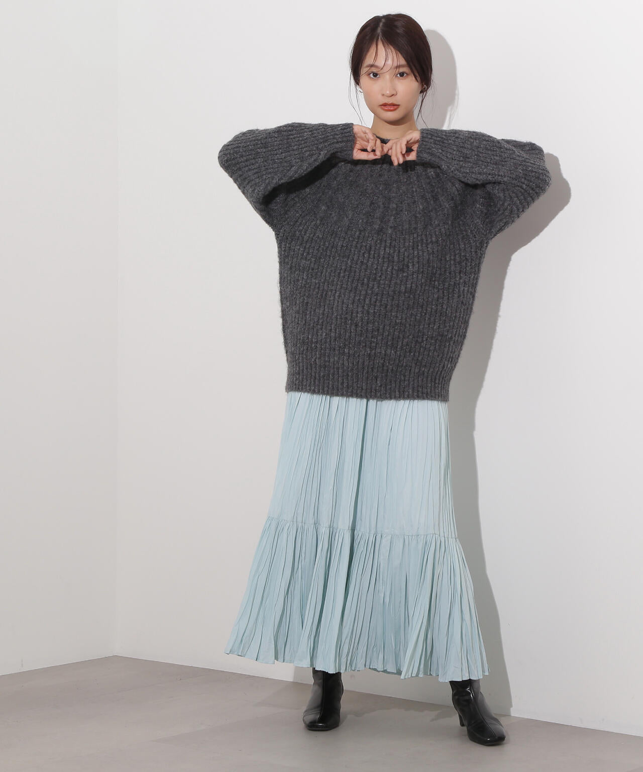 求心編みニット