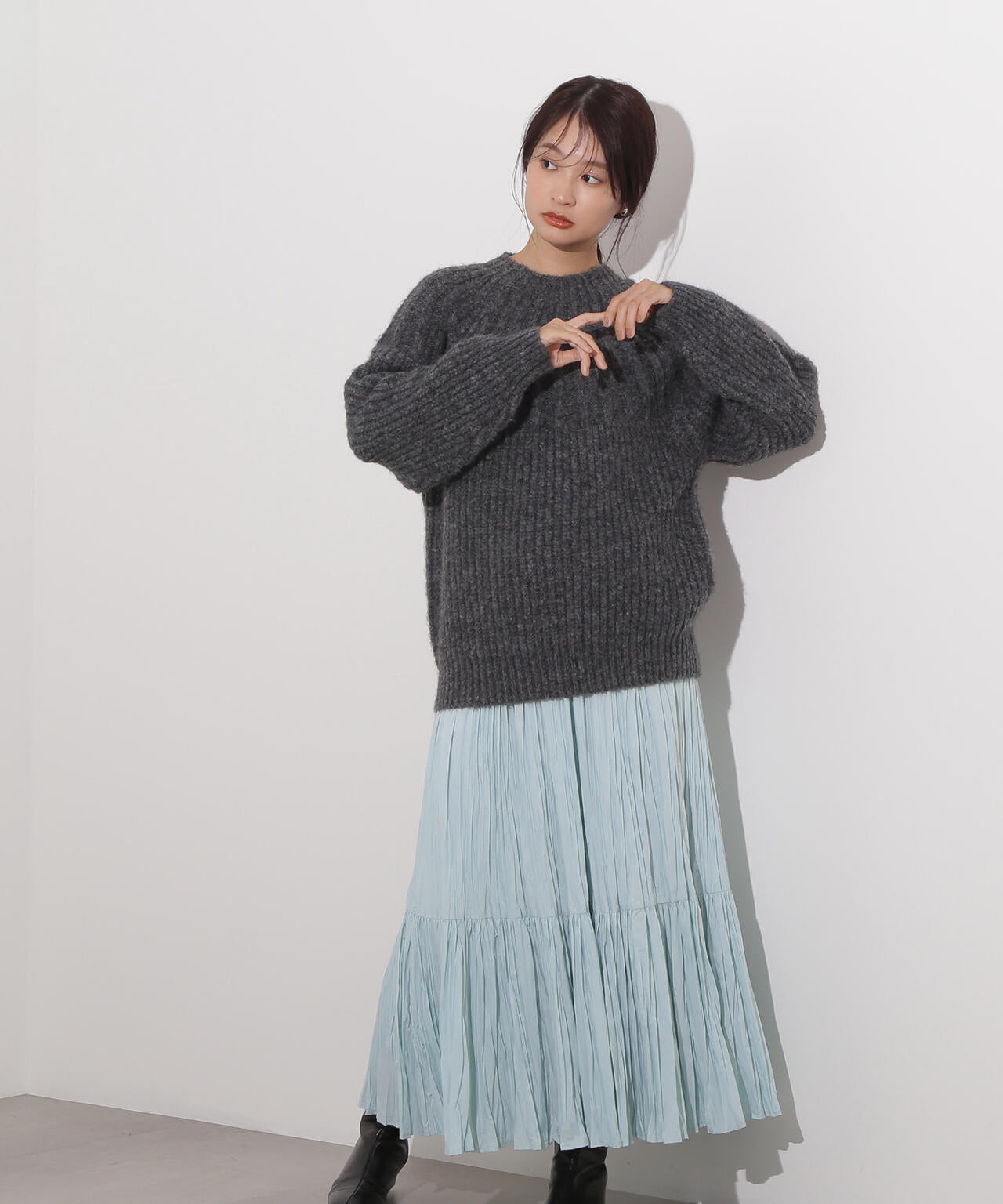 求心編みニット