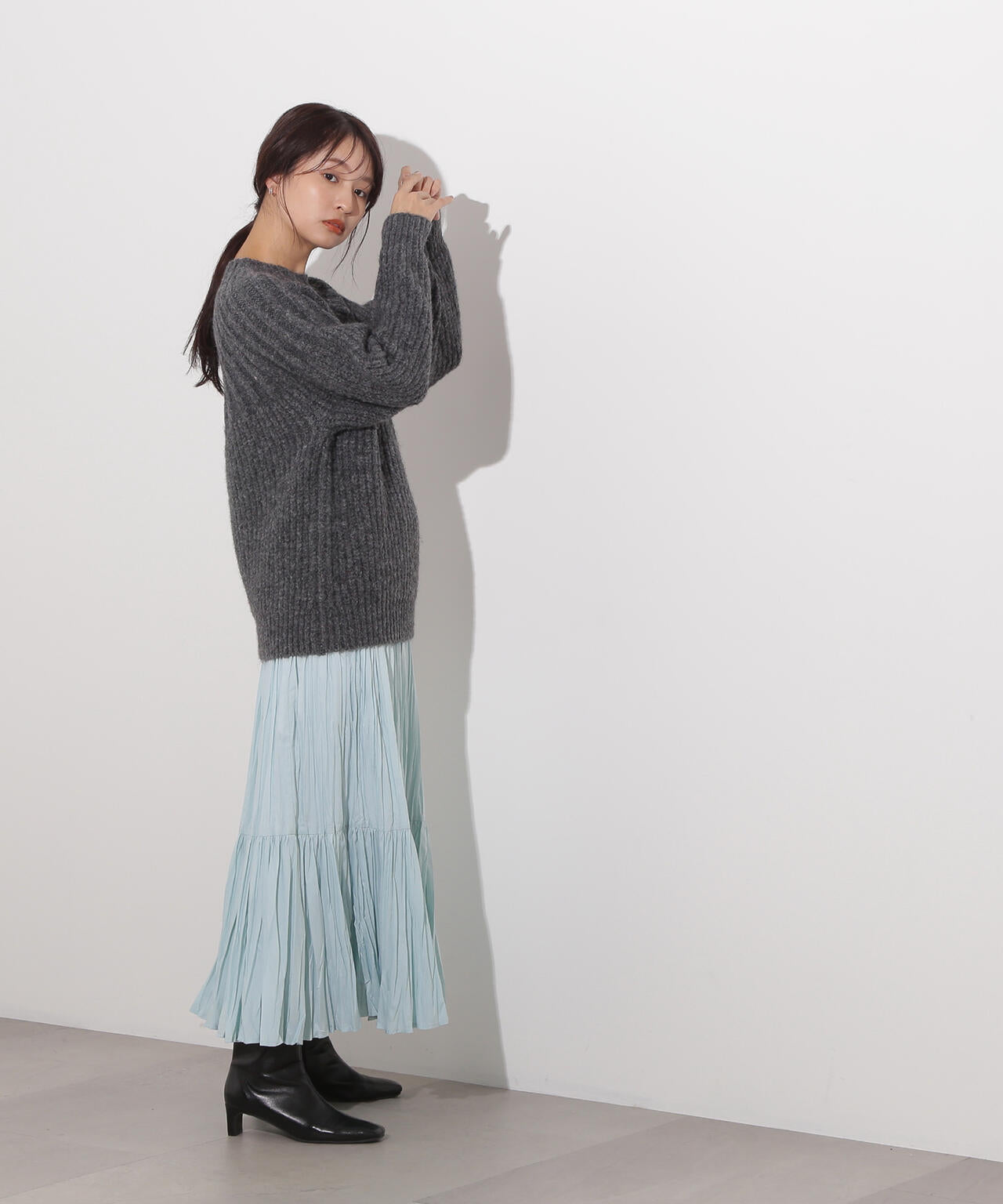 求心編みニット