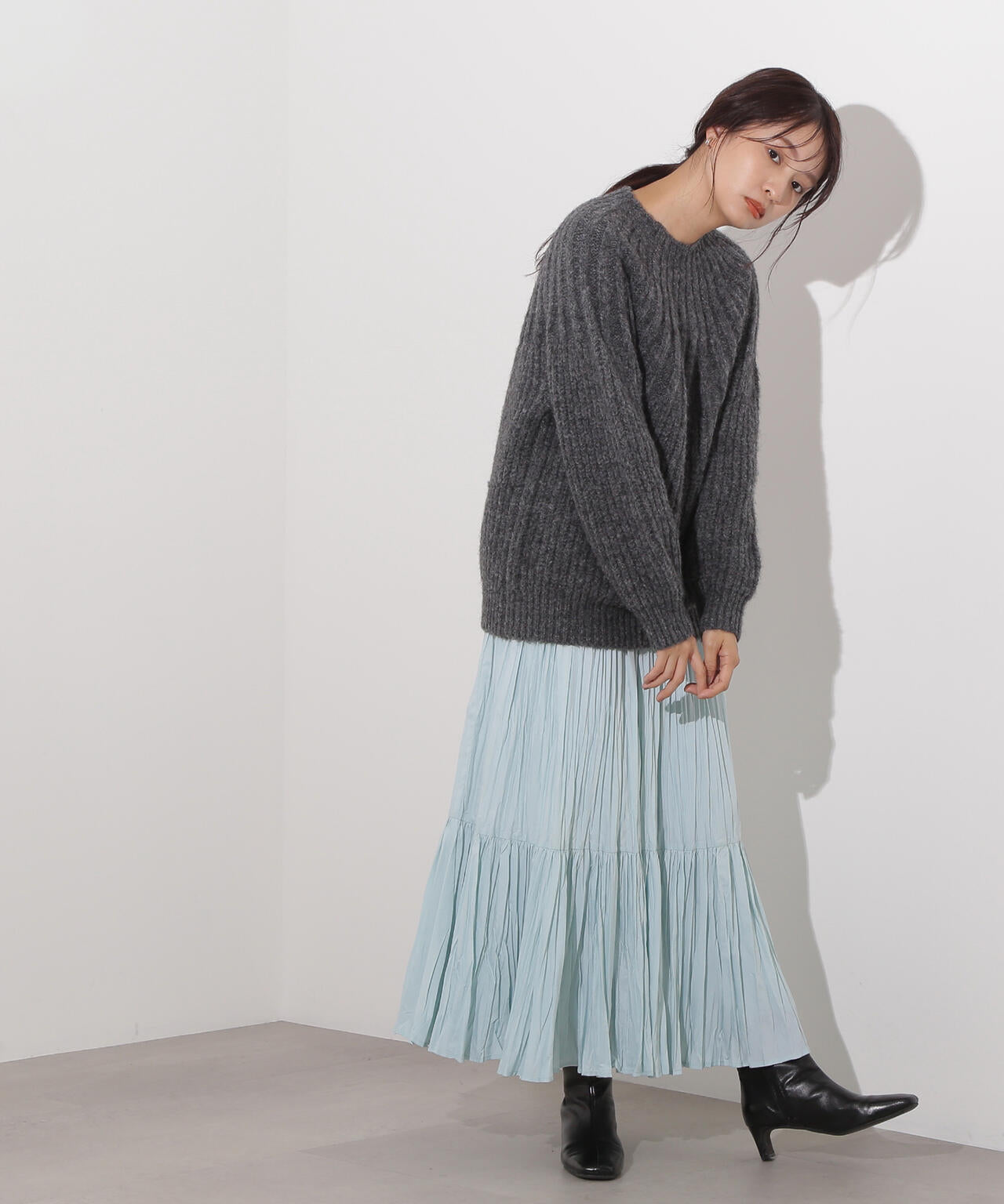 求心編みニット