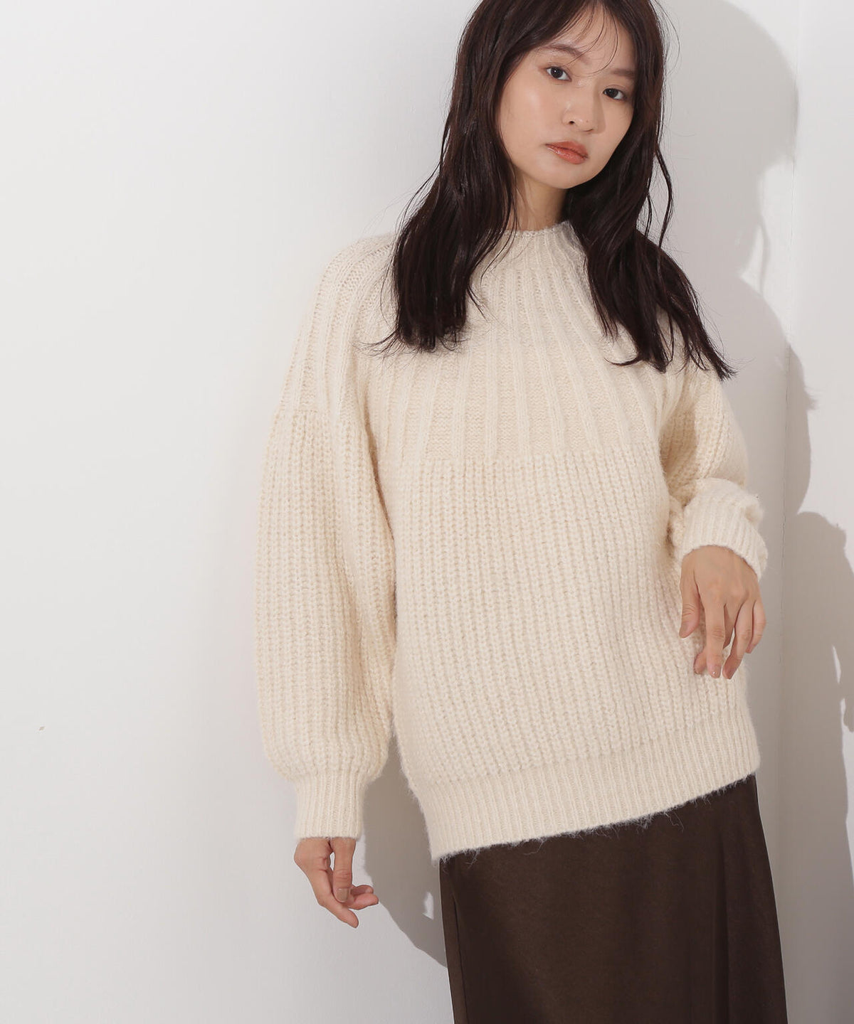 求心編みニット