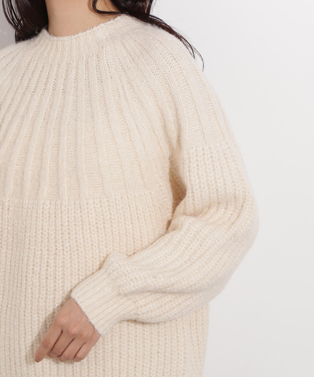 求心編みニット