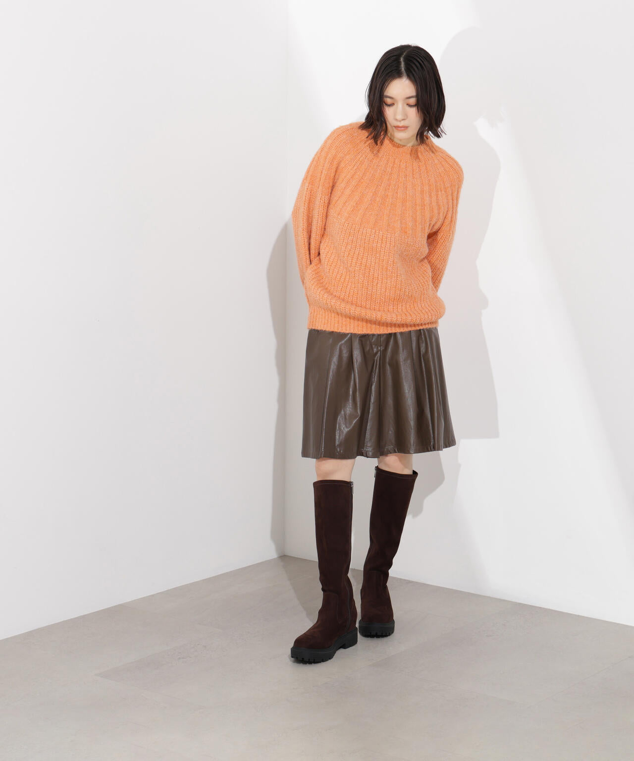 求心編みニット