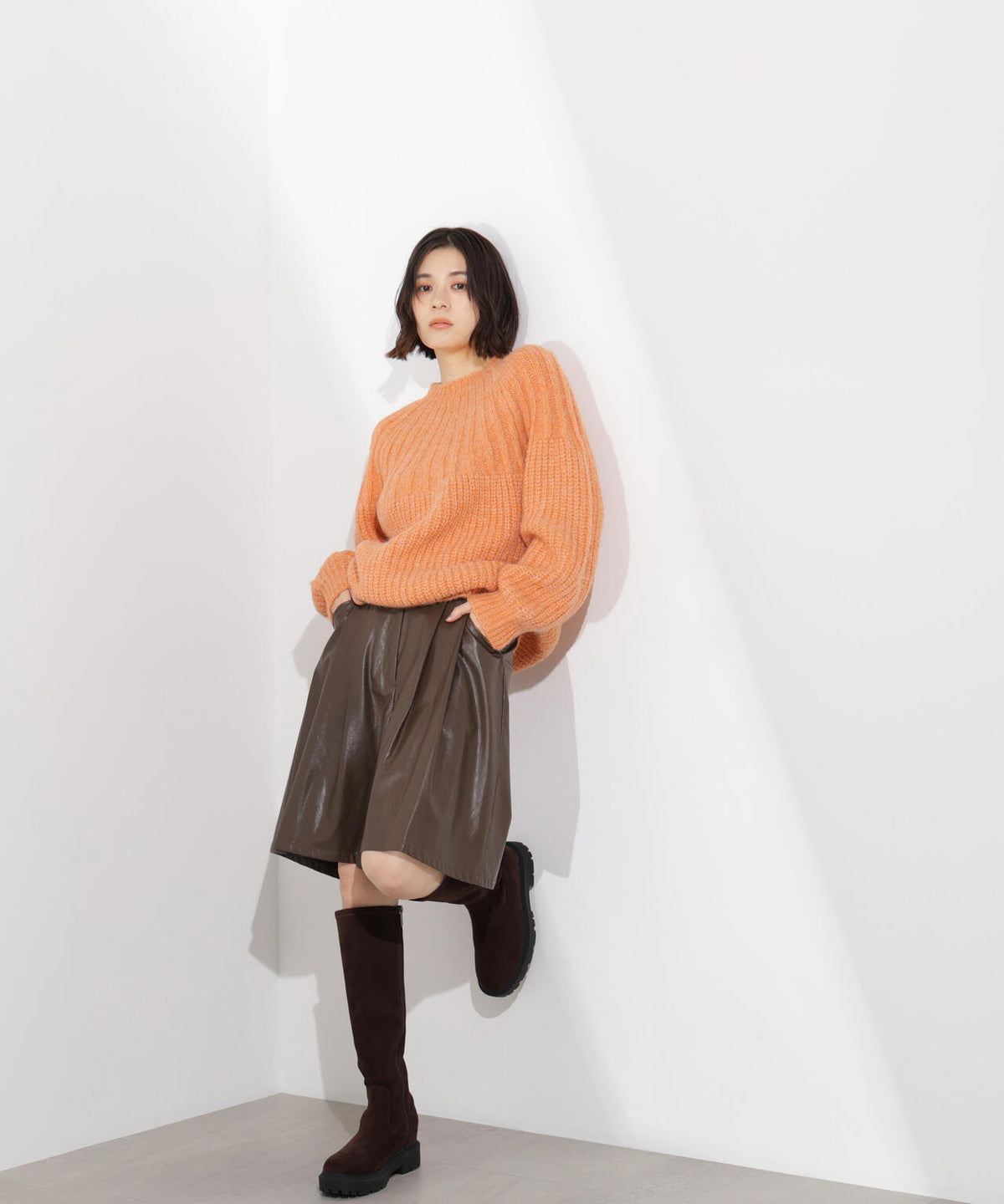 求心編みニット