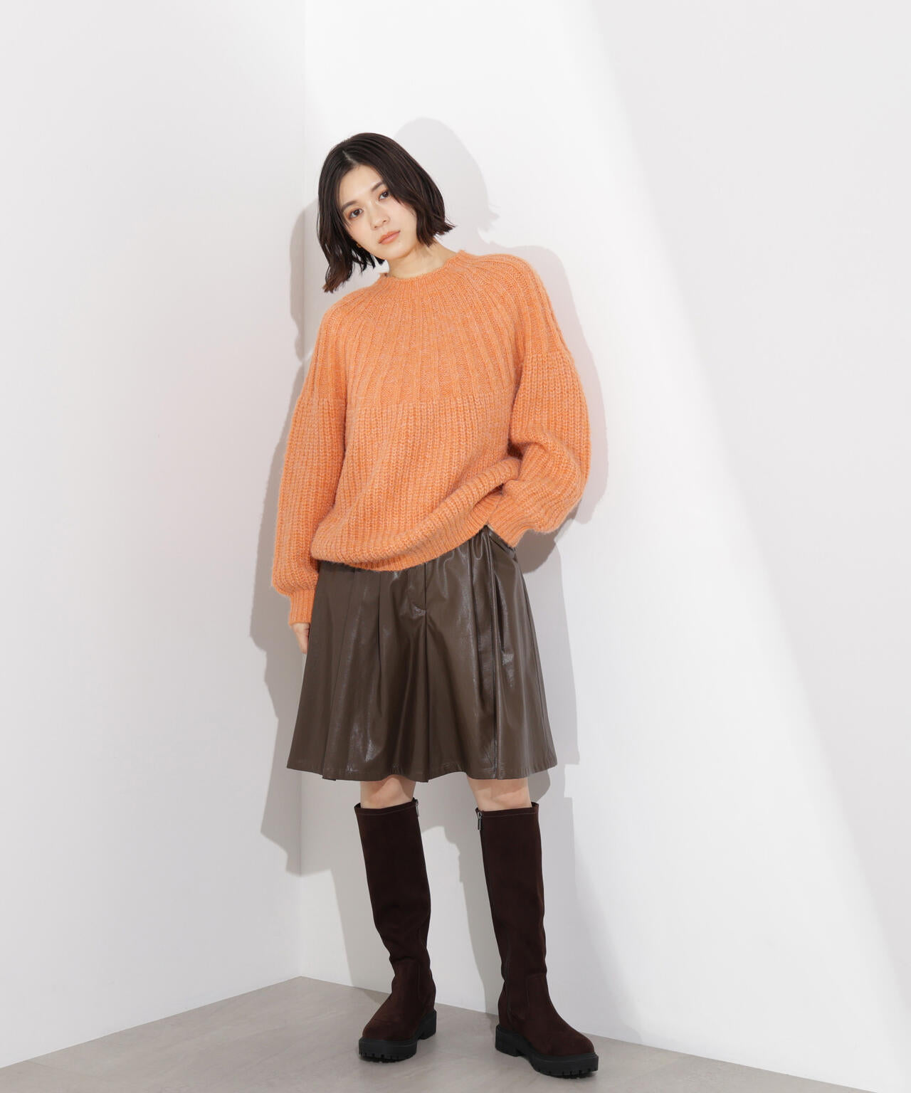 求心編みニット