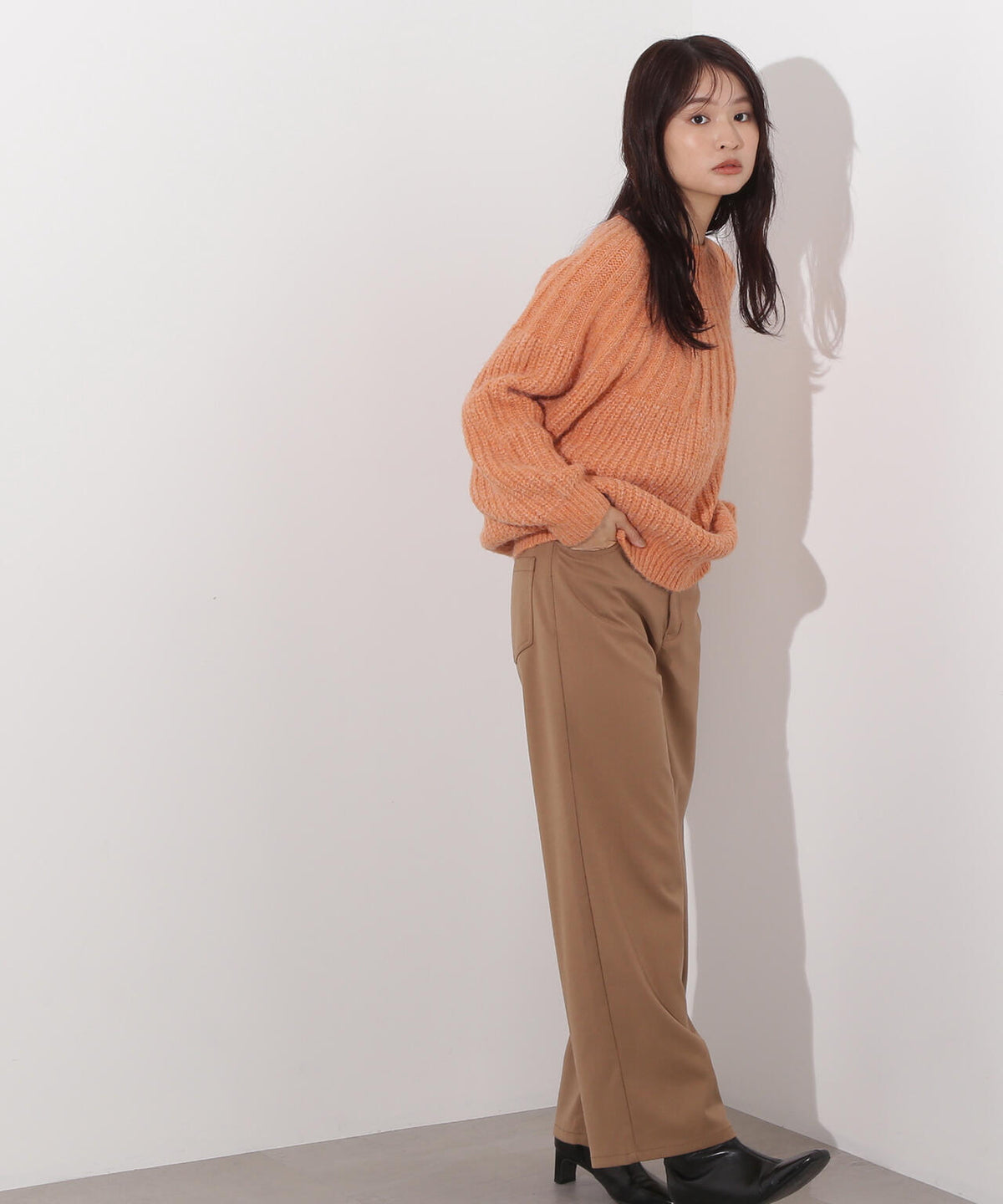 求心編みニット