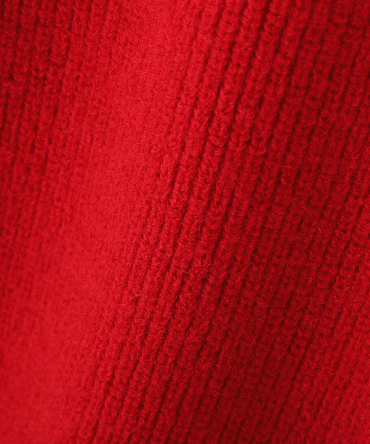 ハーフジップオーバーニット