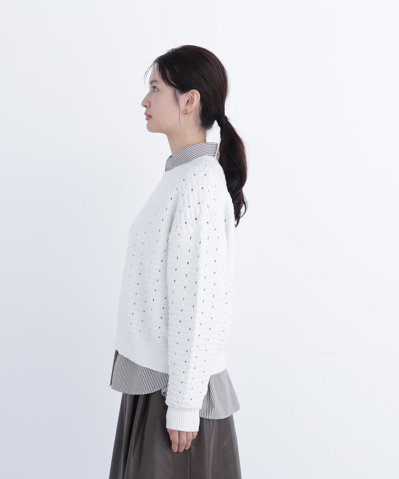 アイレットニットプルオーバー